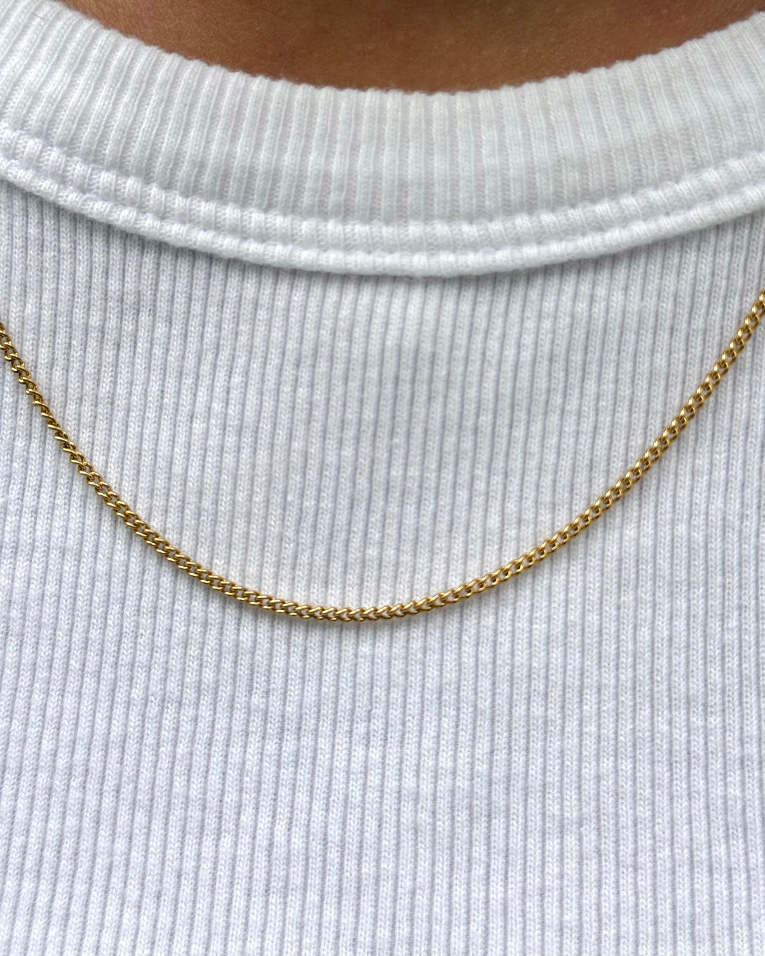 Cadena de oro amarillo de 18 quilates, 5 g, «Lina»