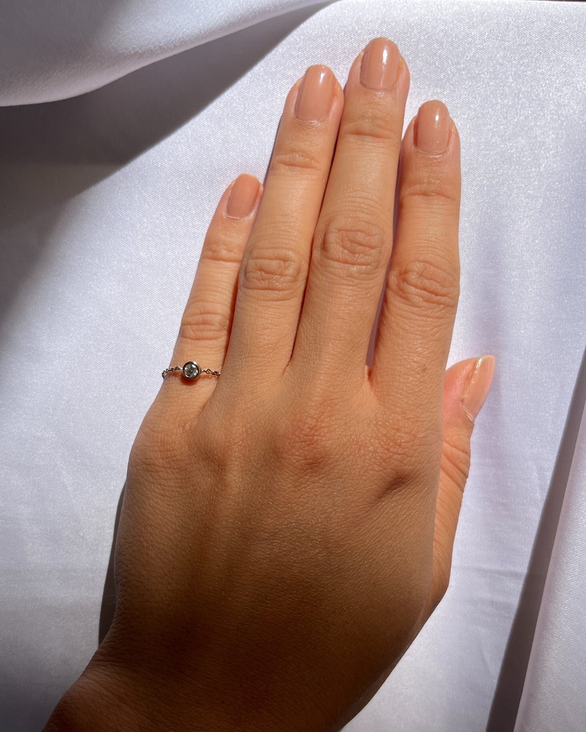 Bague Solitaire Diamant vintage "Maëlise" - Elliade Paris