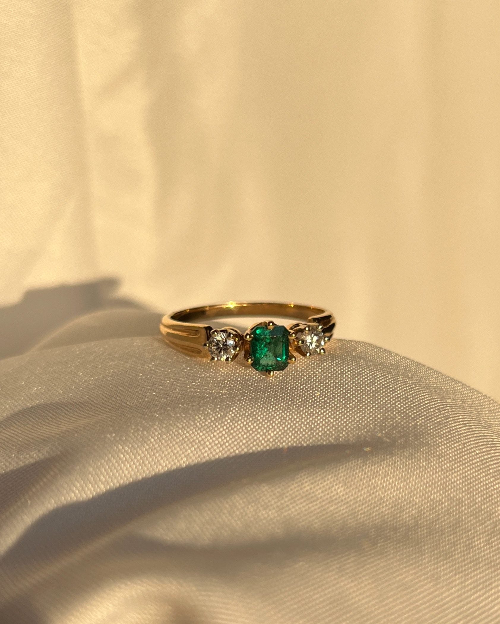 Bague vintage émeraude "Isla"