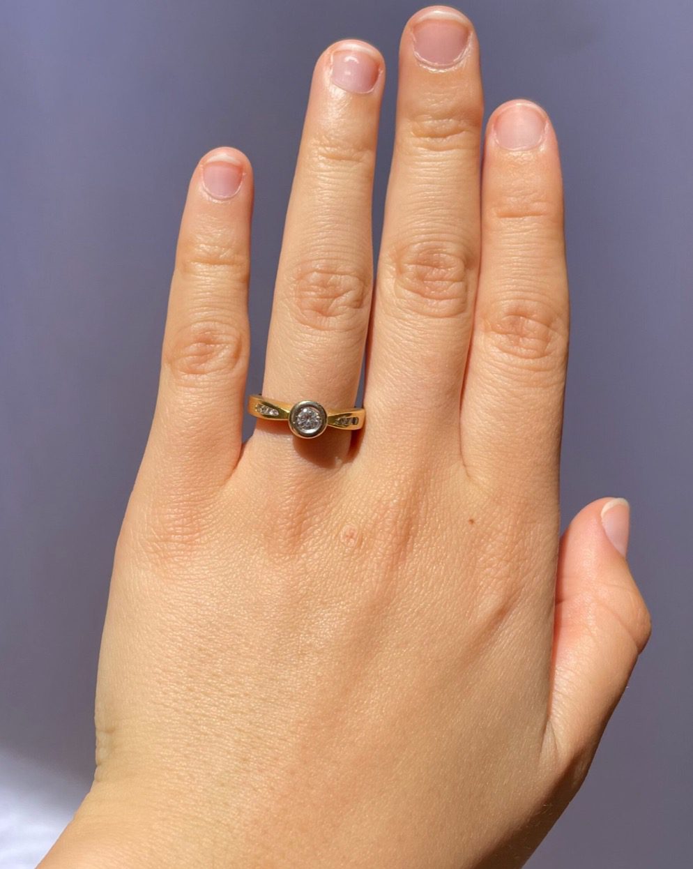Bague Jonc Diamants "Hillary"