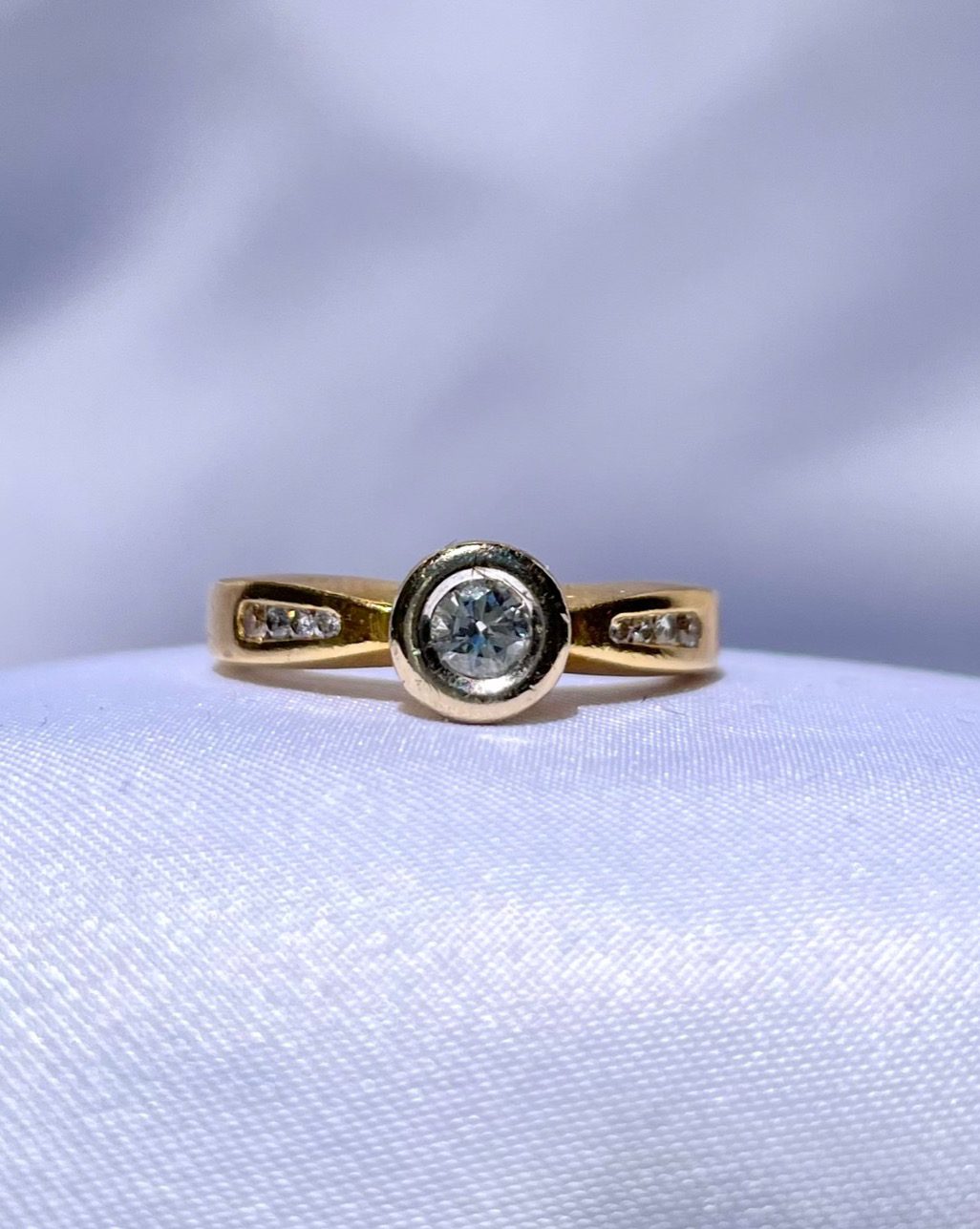 Bague Jonc Diamants "Hillary"