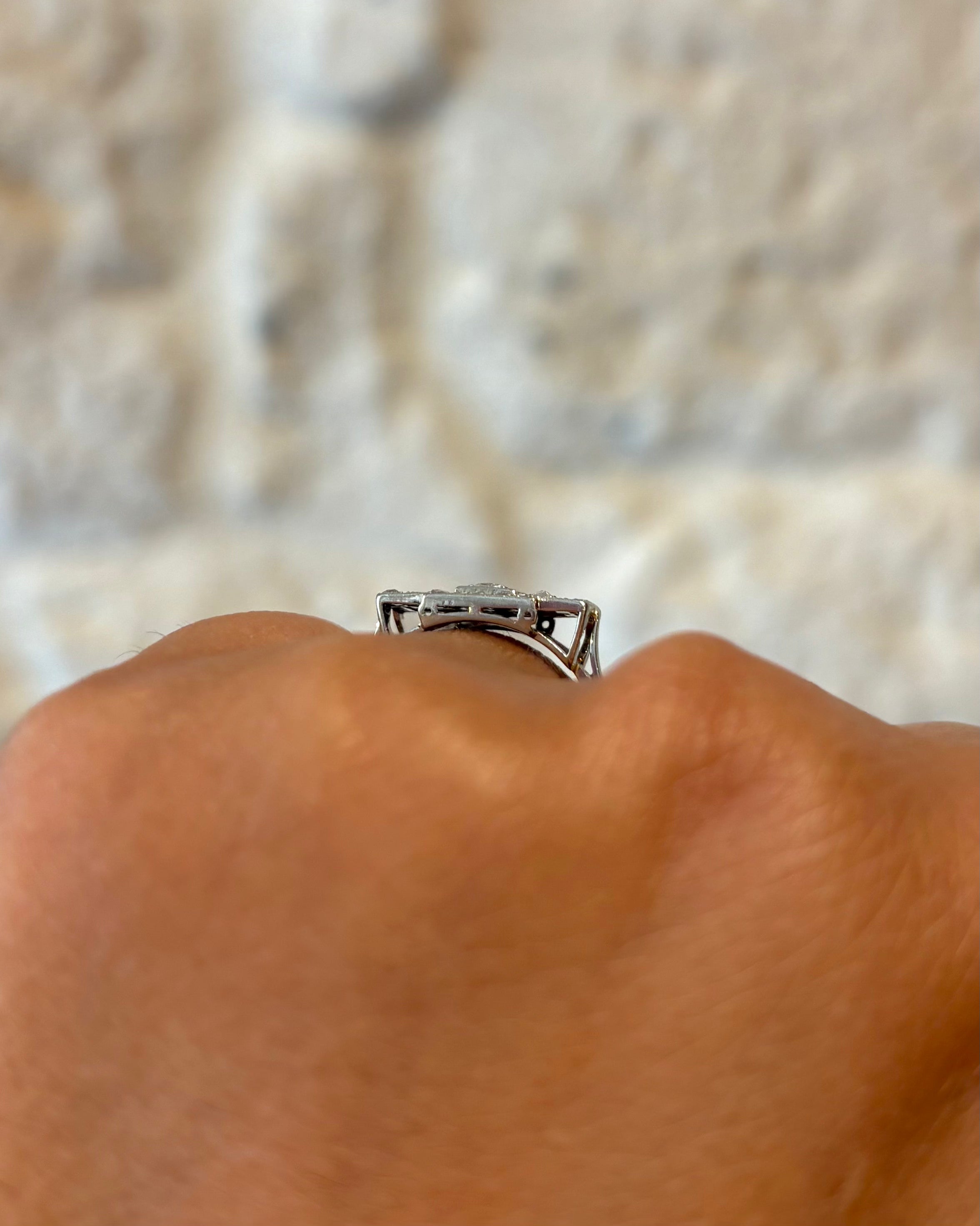 Bague Art-Déco Diamants "Leanne"
