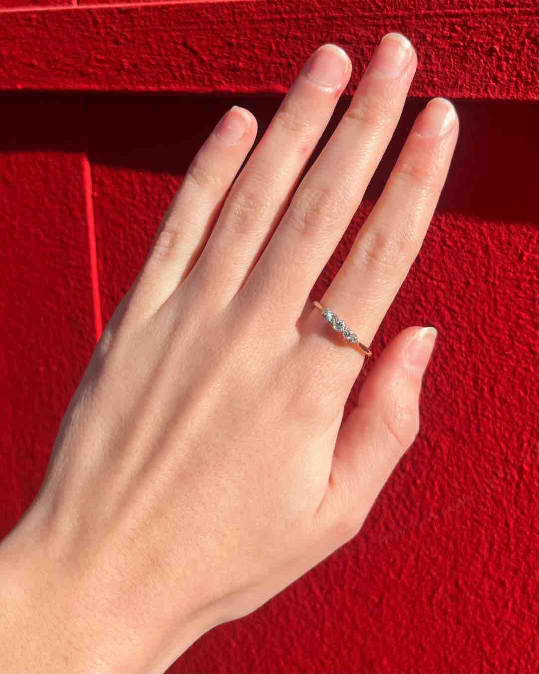 Bague Vintage Diamants "Garance"