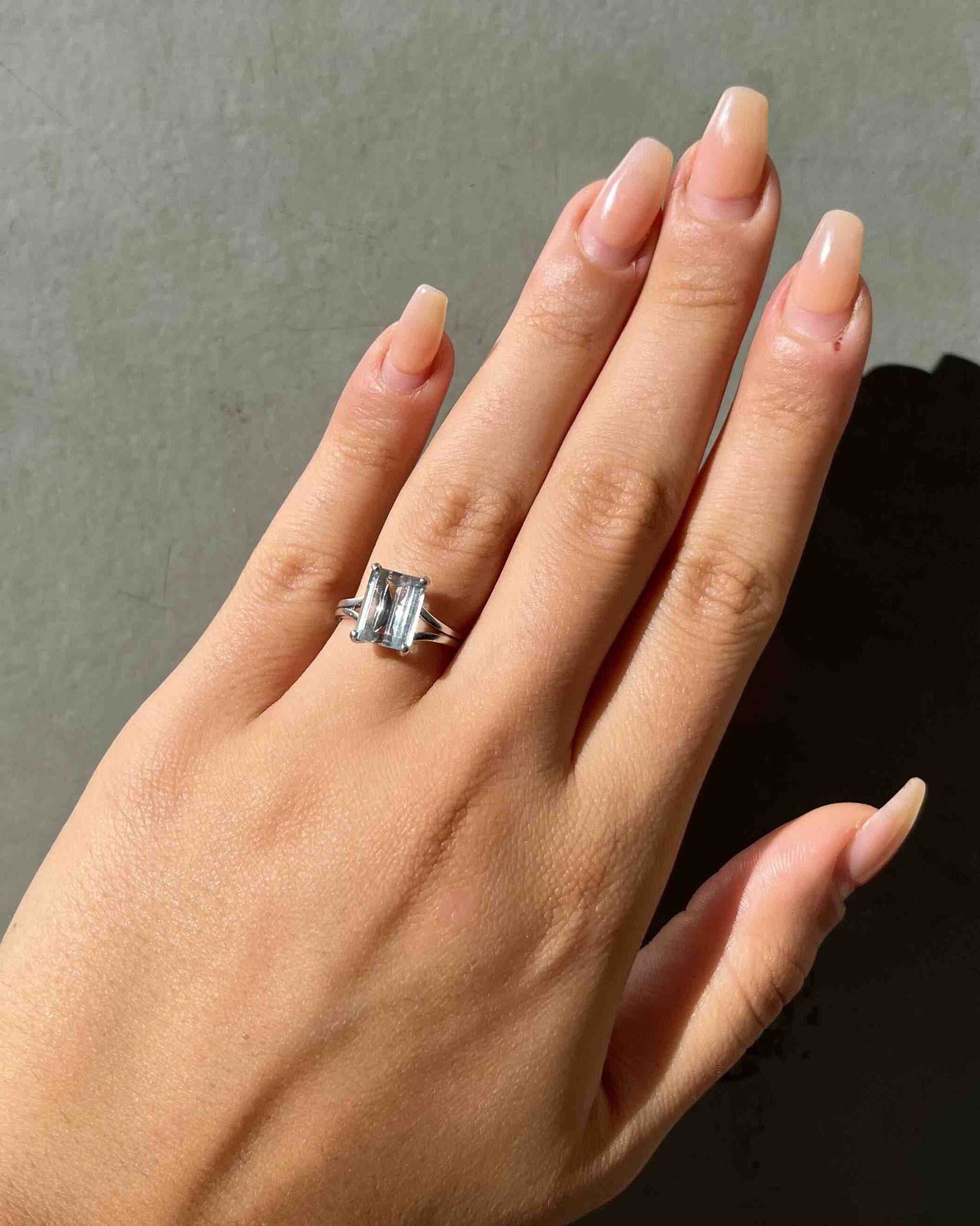 Bague vintage Aigue-Marine 2.20 carats "Maja"