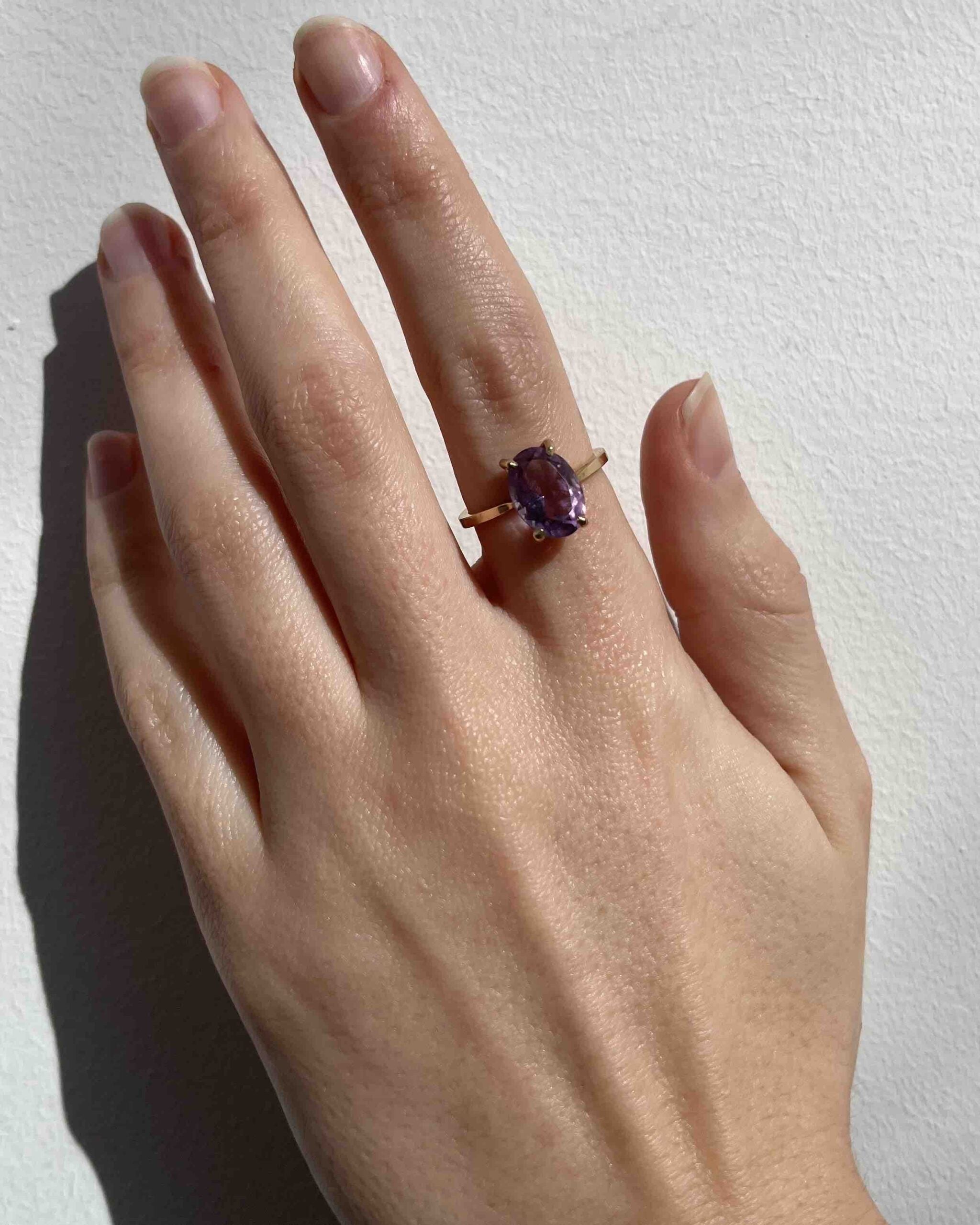 Bague Améthyste vintage "Rose"