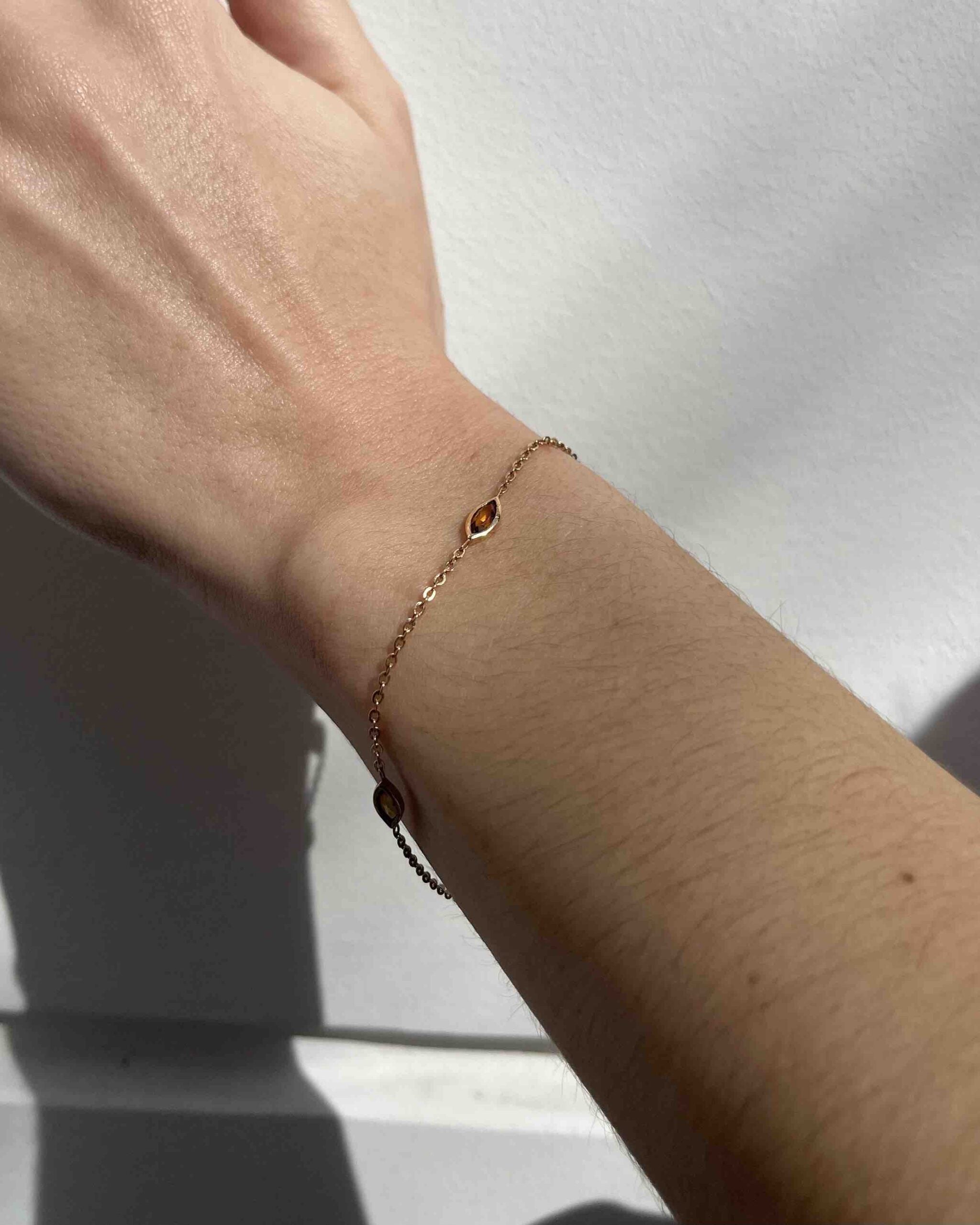 Pulsera de citrino "Valentina"