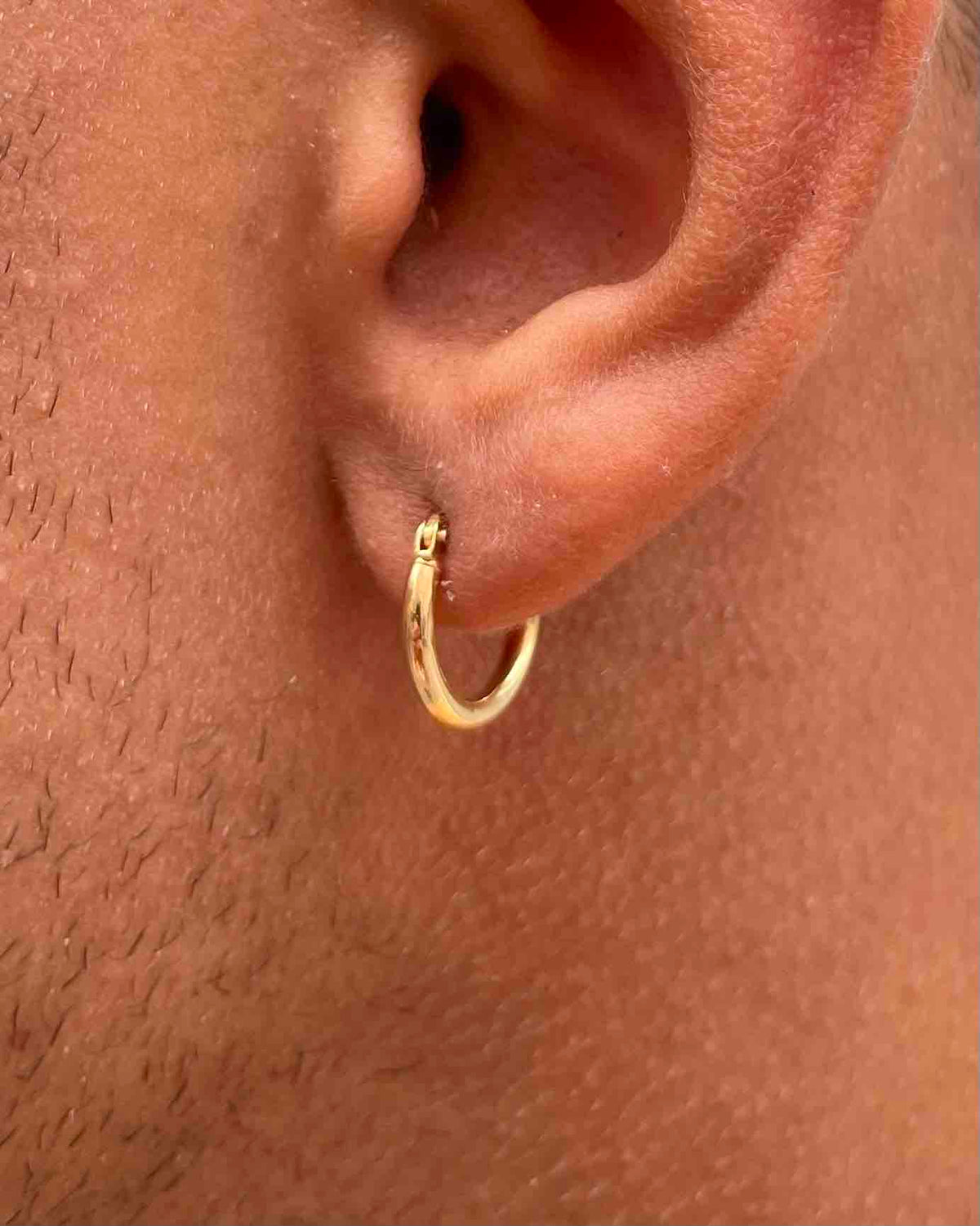 Vintage Gold "Martina" Hoop Earrings