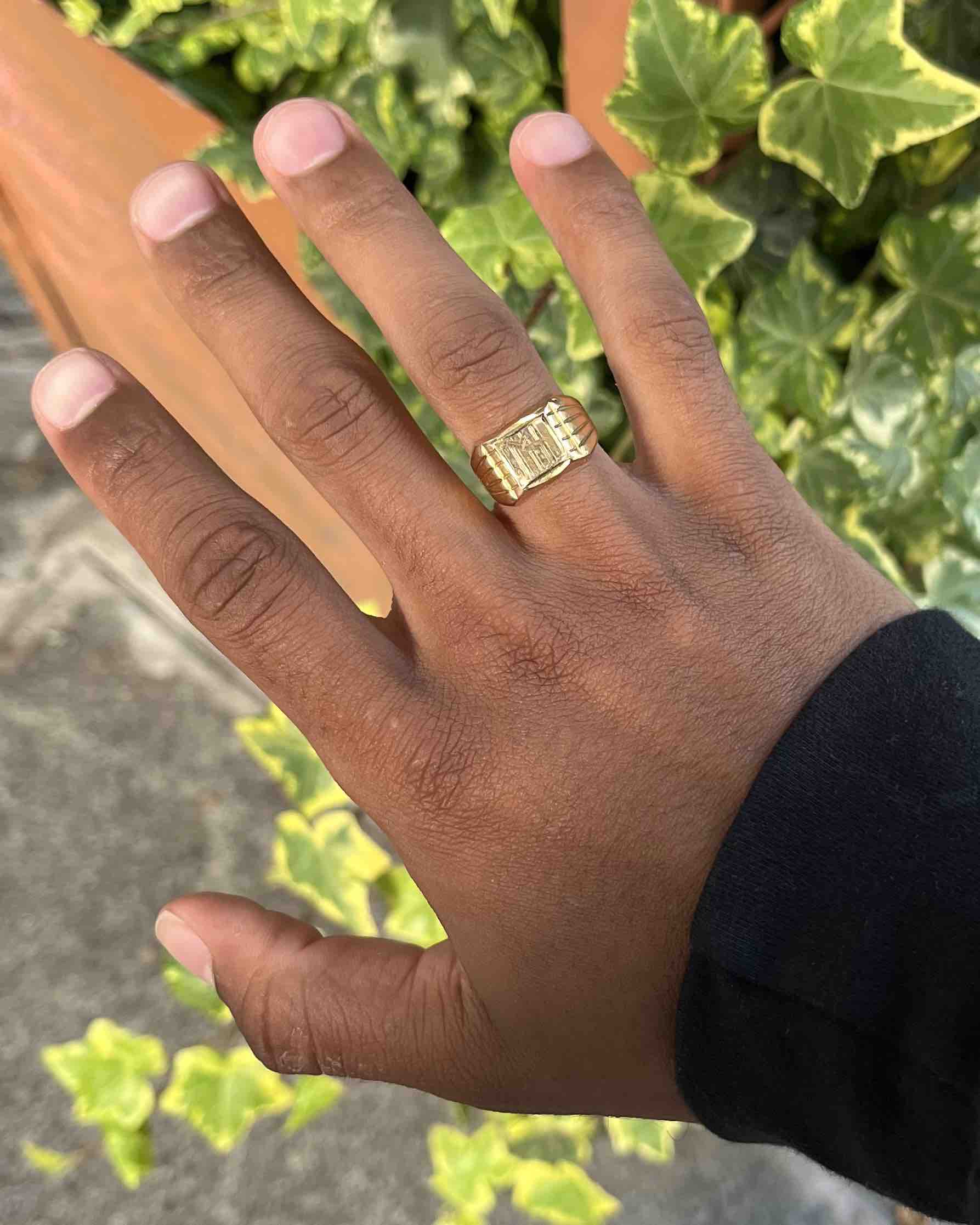 Bague chevalière Art Déco "Callisto"