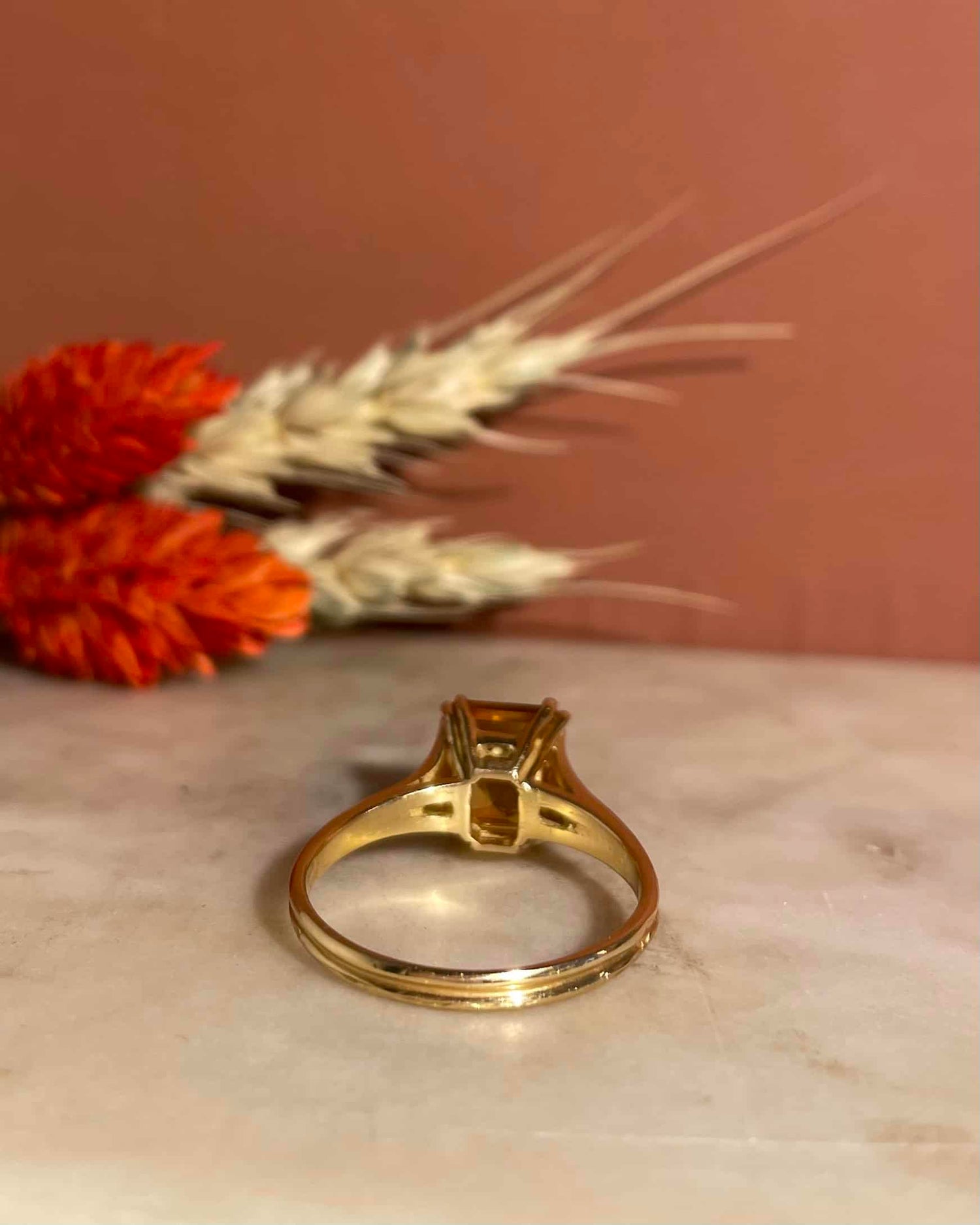 Bague Cocktail Citrine 3 carats "Elianna"