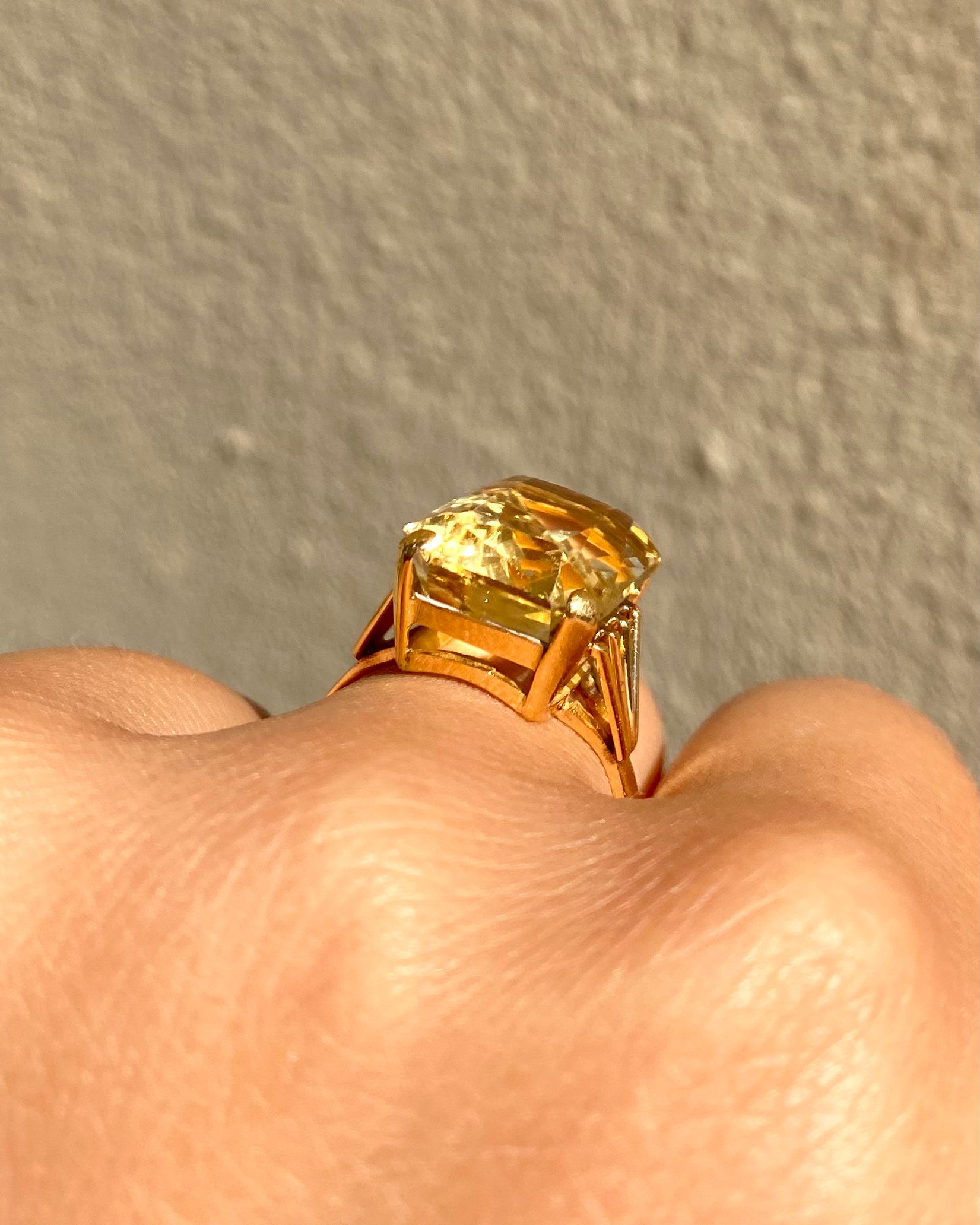 Bague Cocktail Citrine 9.94 carats "Solévia"