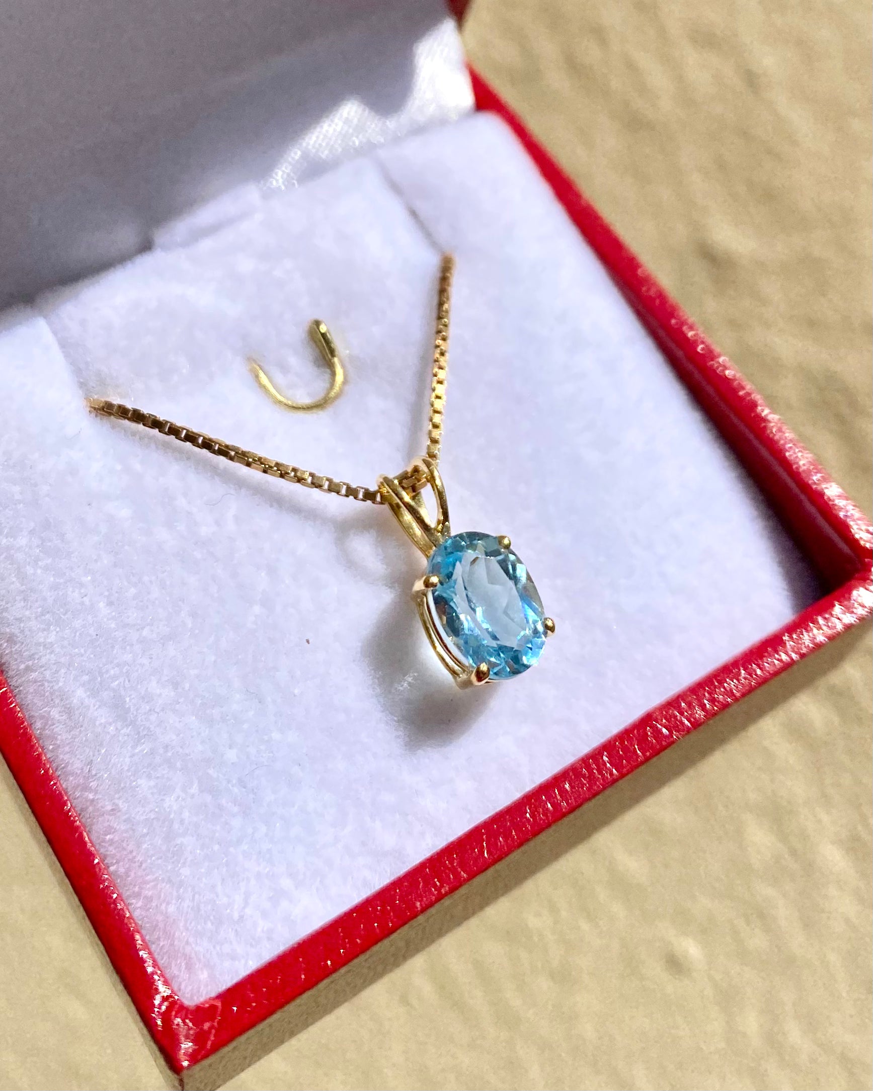 Pendentif Topaze 1.40 carat "Noliane"