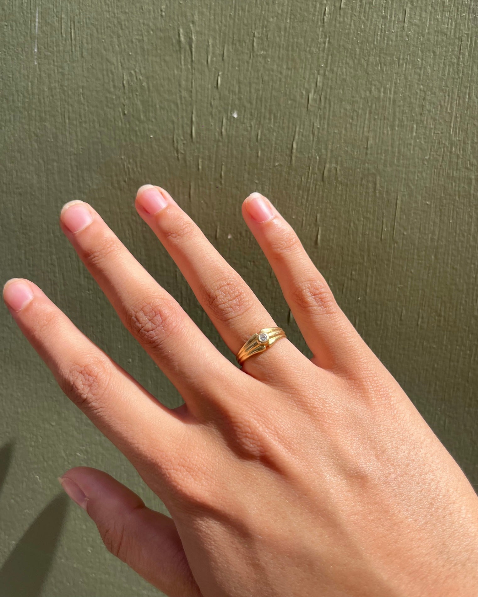 Bague Jonc Diamant "Carmen"