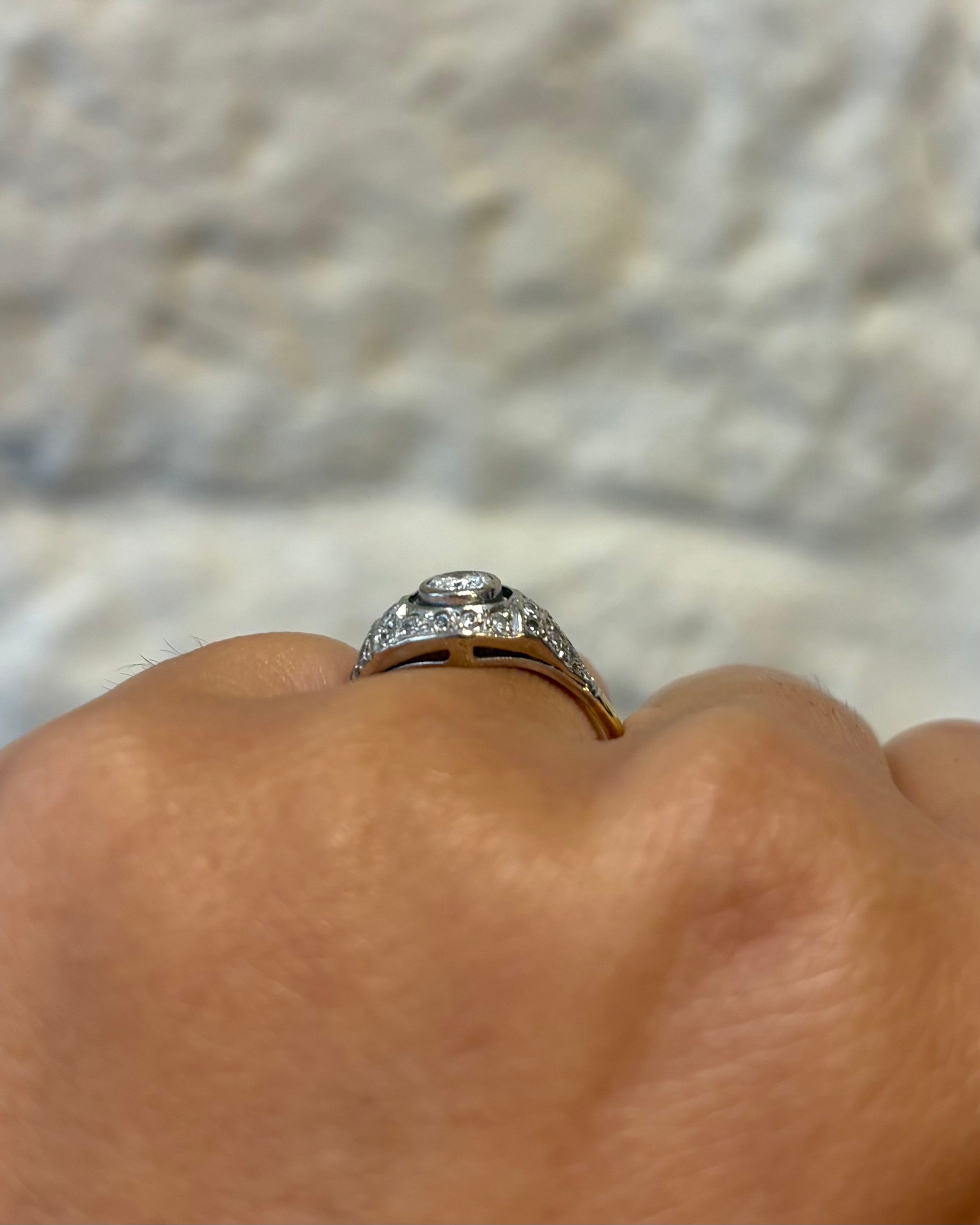 Bague Art-Déco 25 Diamants "Naomi"