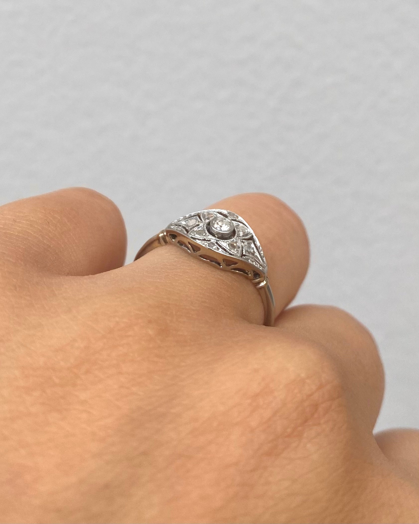 Bague Art-déco Diamants "Johanna"