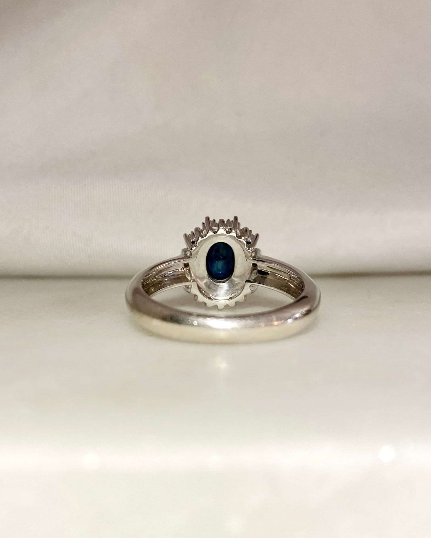 Bague Marguerite Saphir & Diamants "Clarisse"