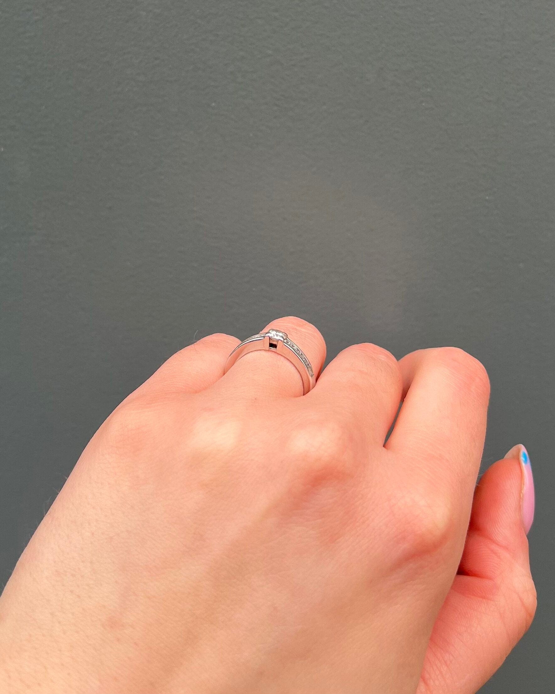 Bague Solitaire Diamants 0.58 carat "Emily" - Elliade Paris