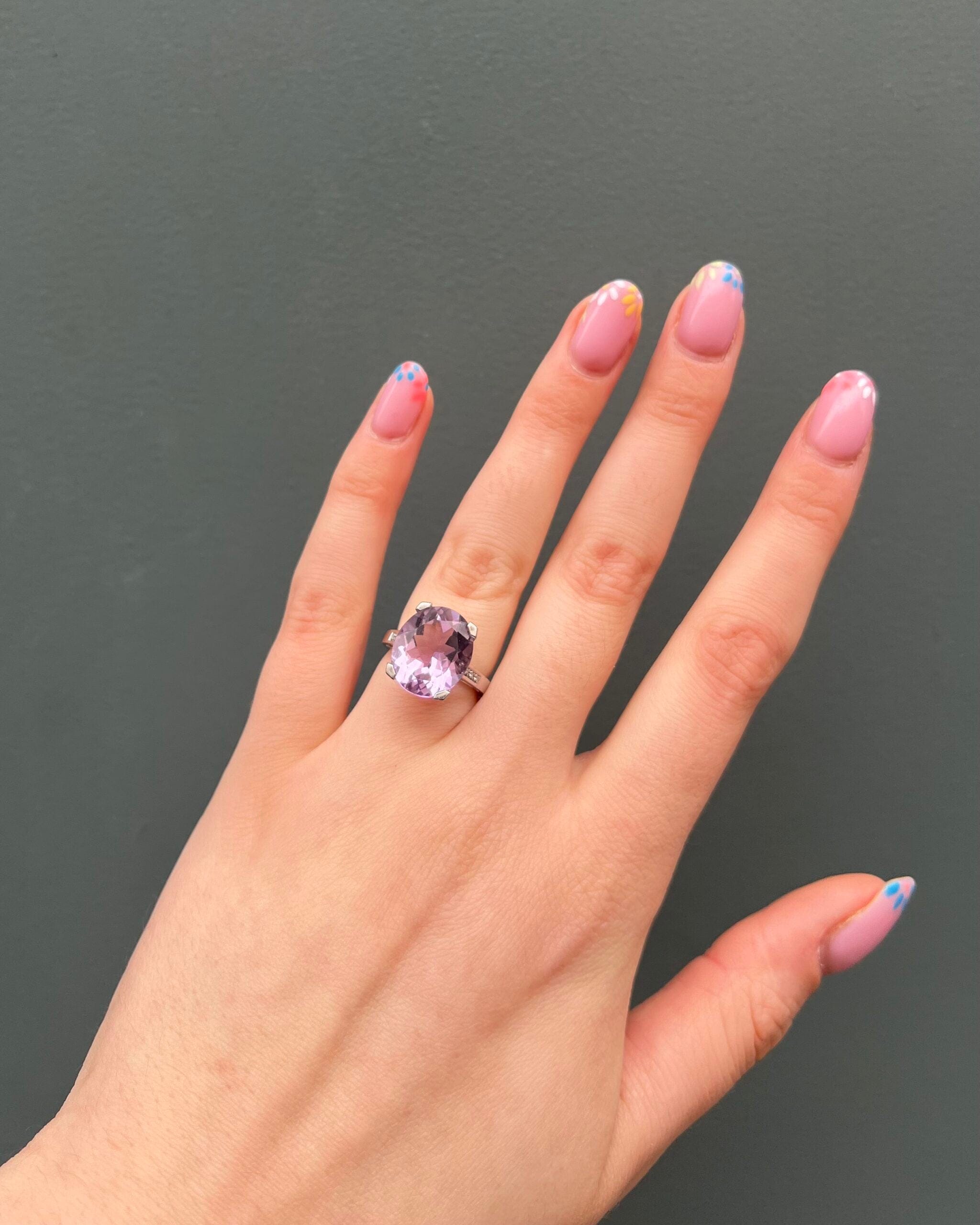 Bague Mauboussin Améthyste 6.90 carats & Diamants - Elliade Paris