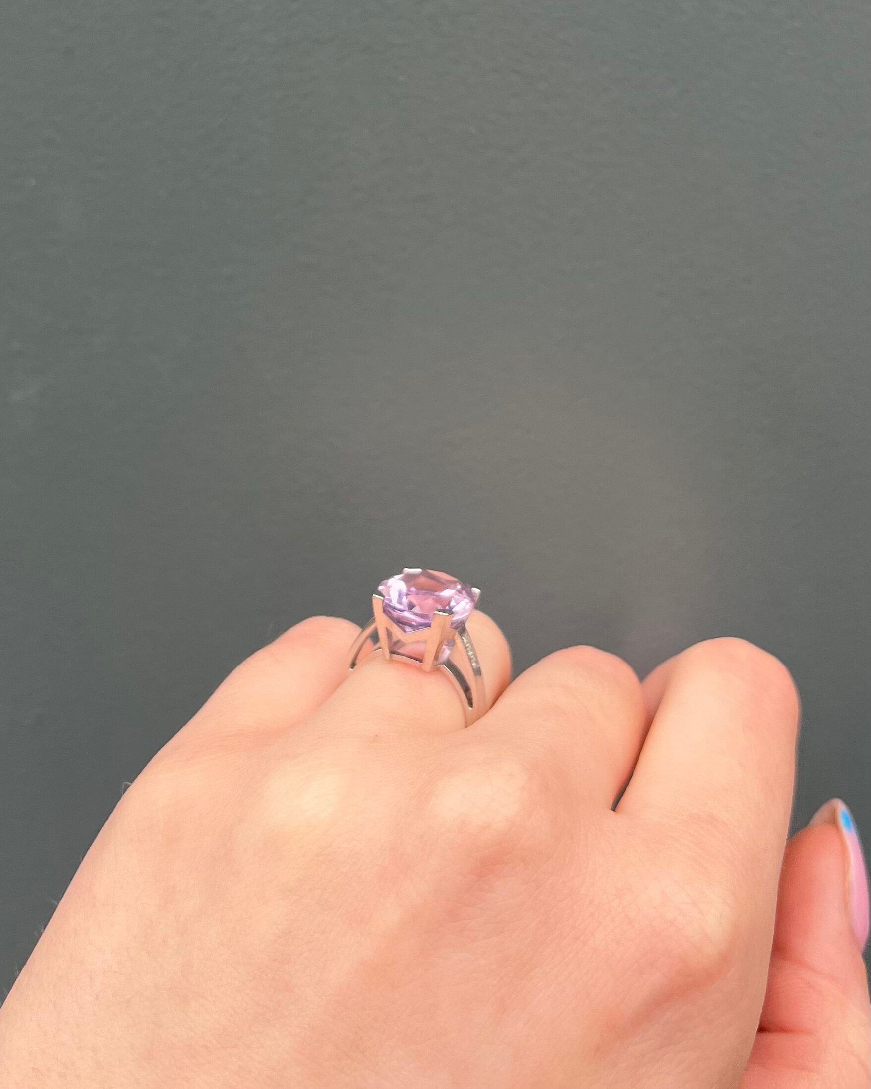 Bague Mauboussin Améthyste 6.90 carats & Diamants - Elliade Paris