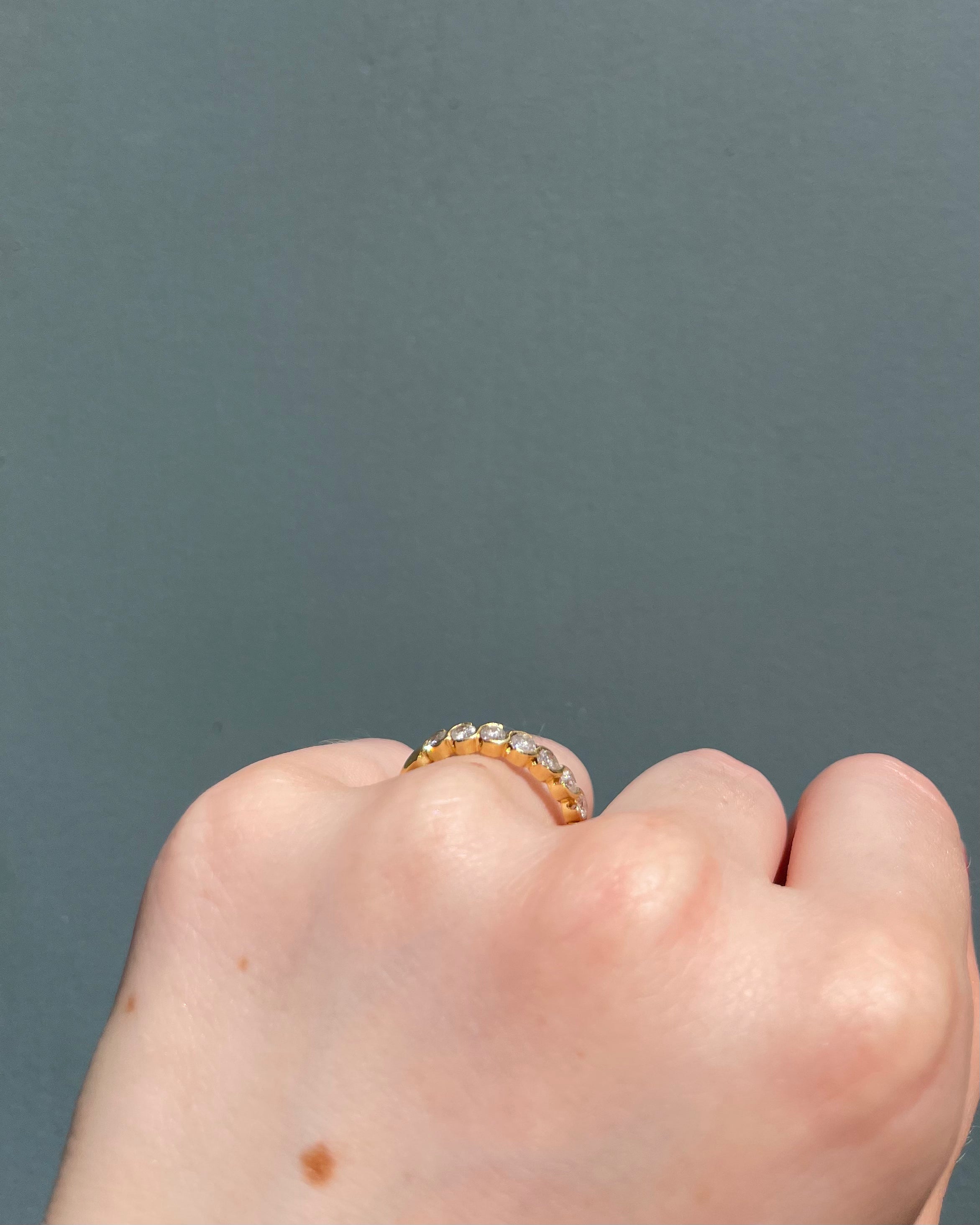 Demi-Alliance Diamants 0.42 carat "Ninon"
