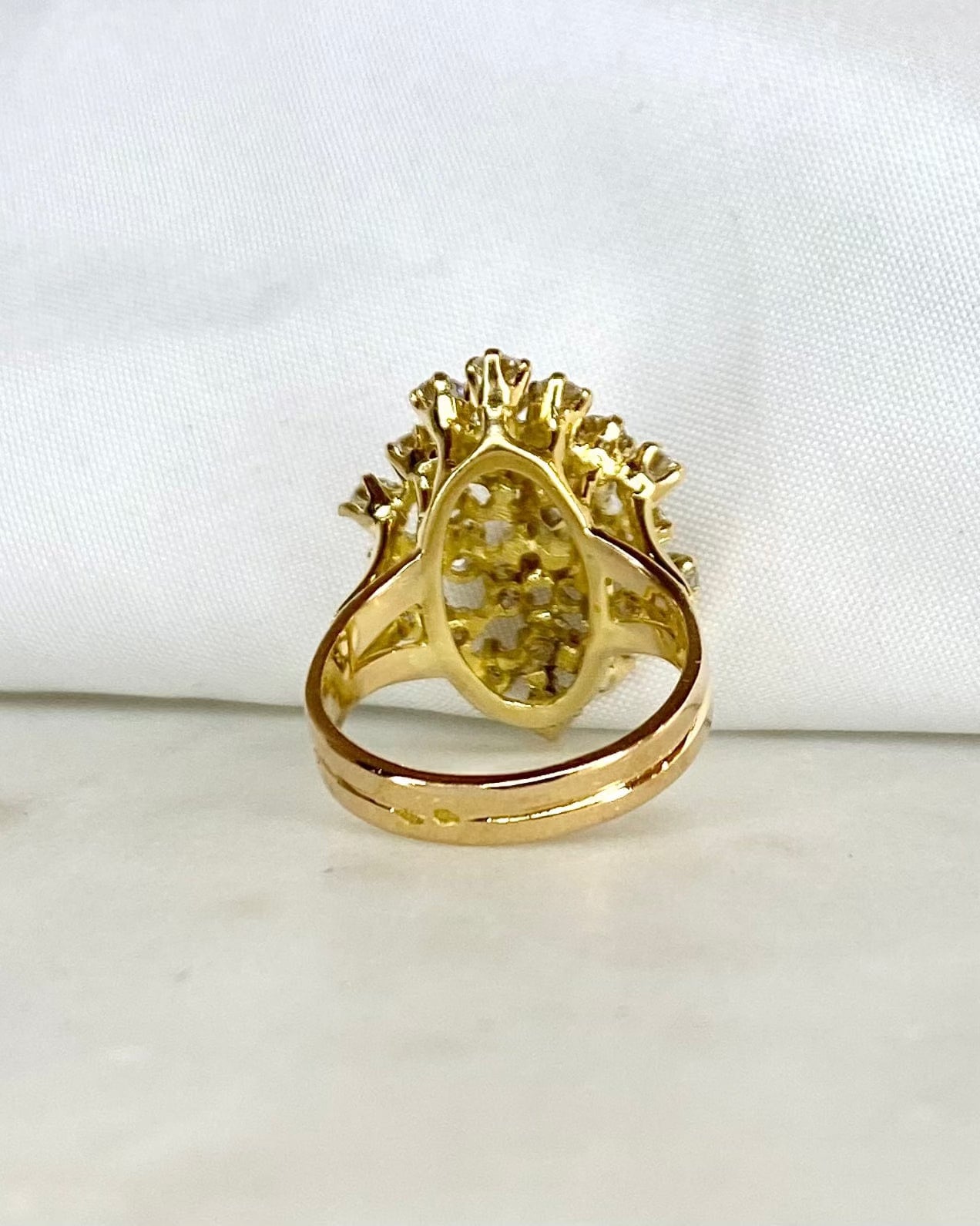 Bague Marquise Diamants 1.35 carat "Karen"