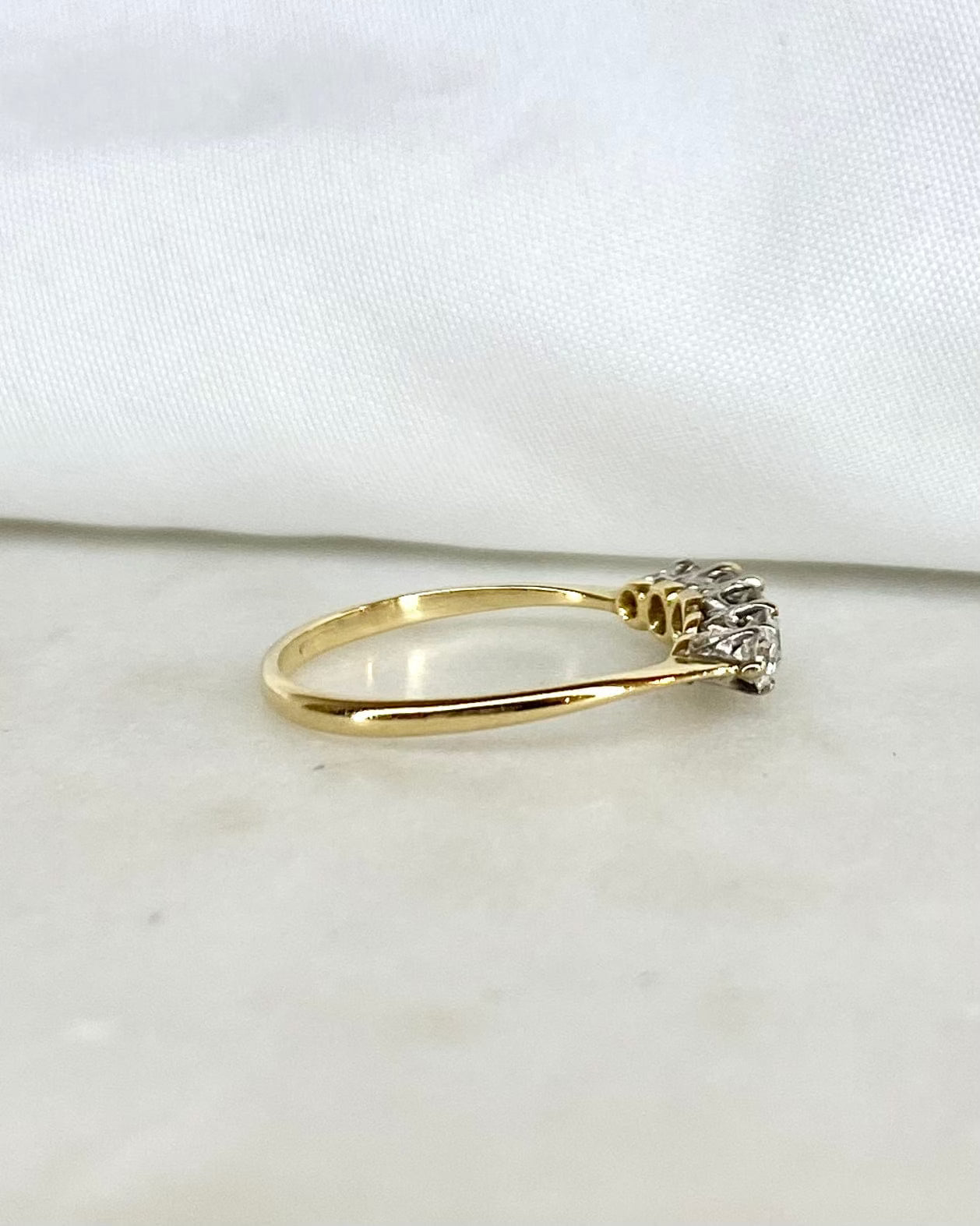 Bague Riviere 5 diamants "June"