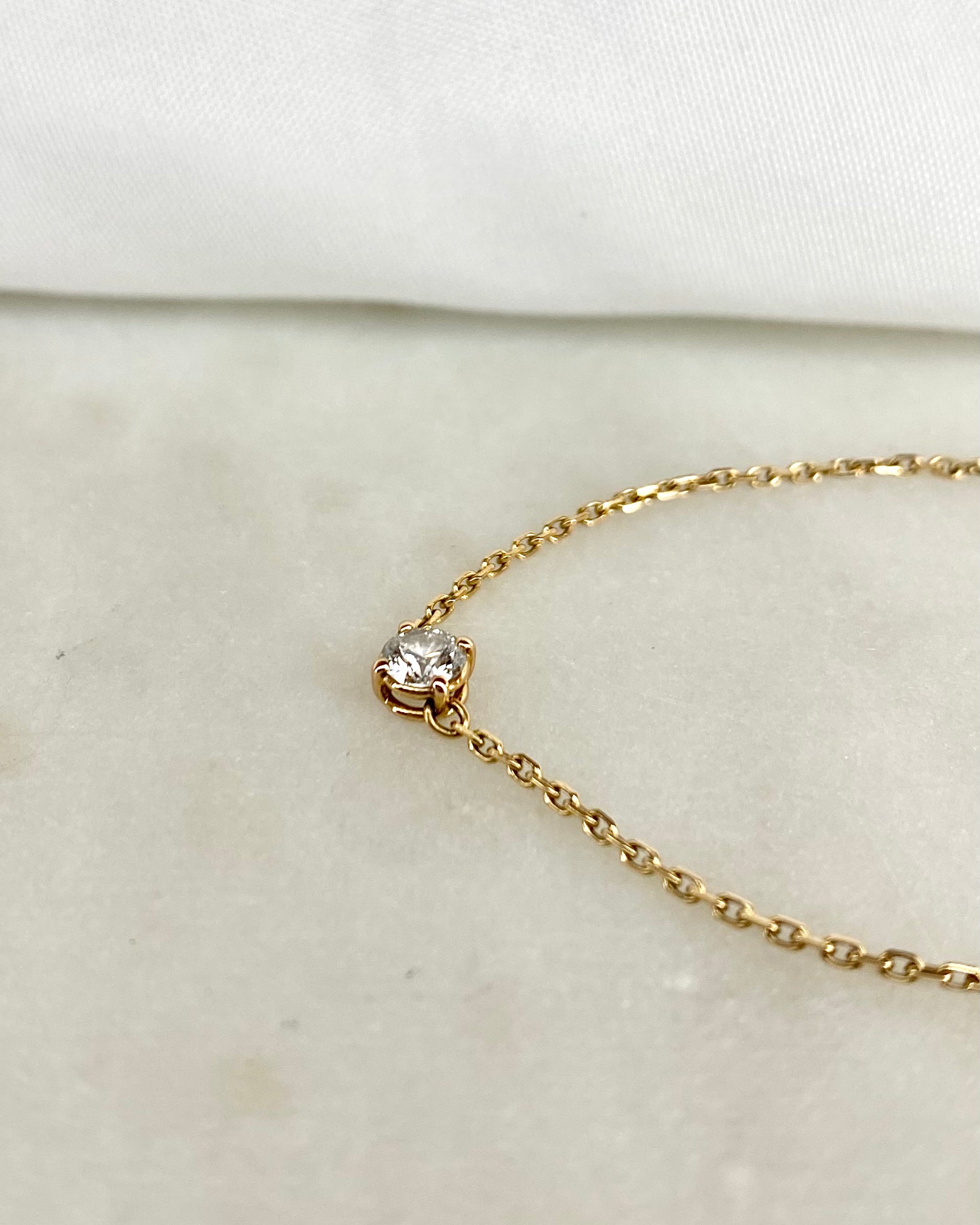 Bracelet Diamant 0.20 carat & or 18 carats "Bertille"