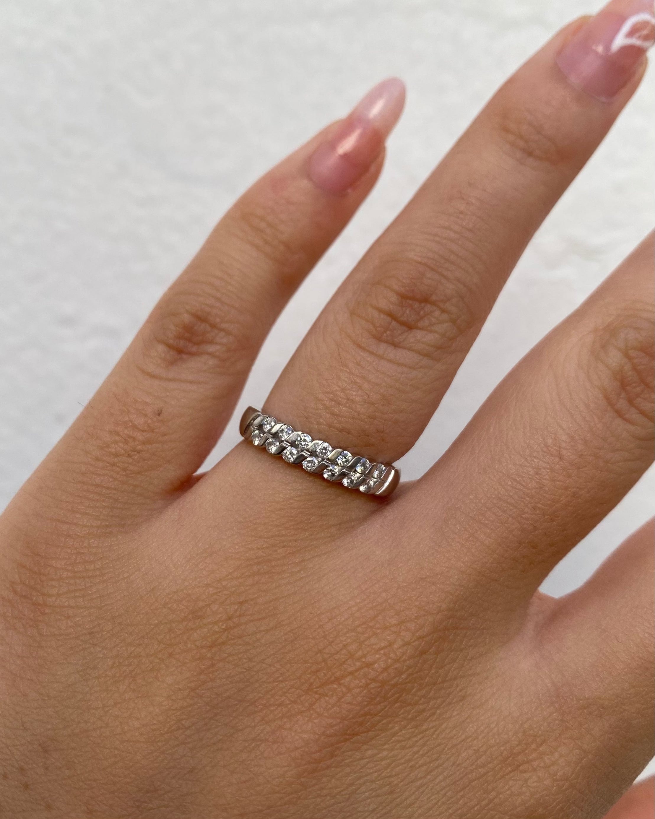 Demi Alliance Diamants "Ennora" - Elliade Paris