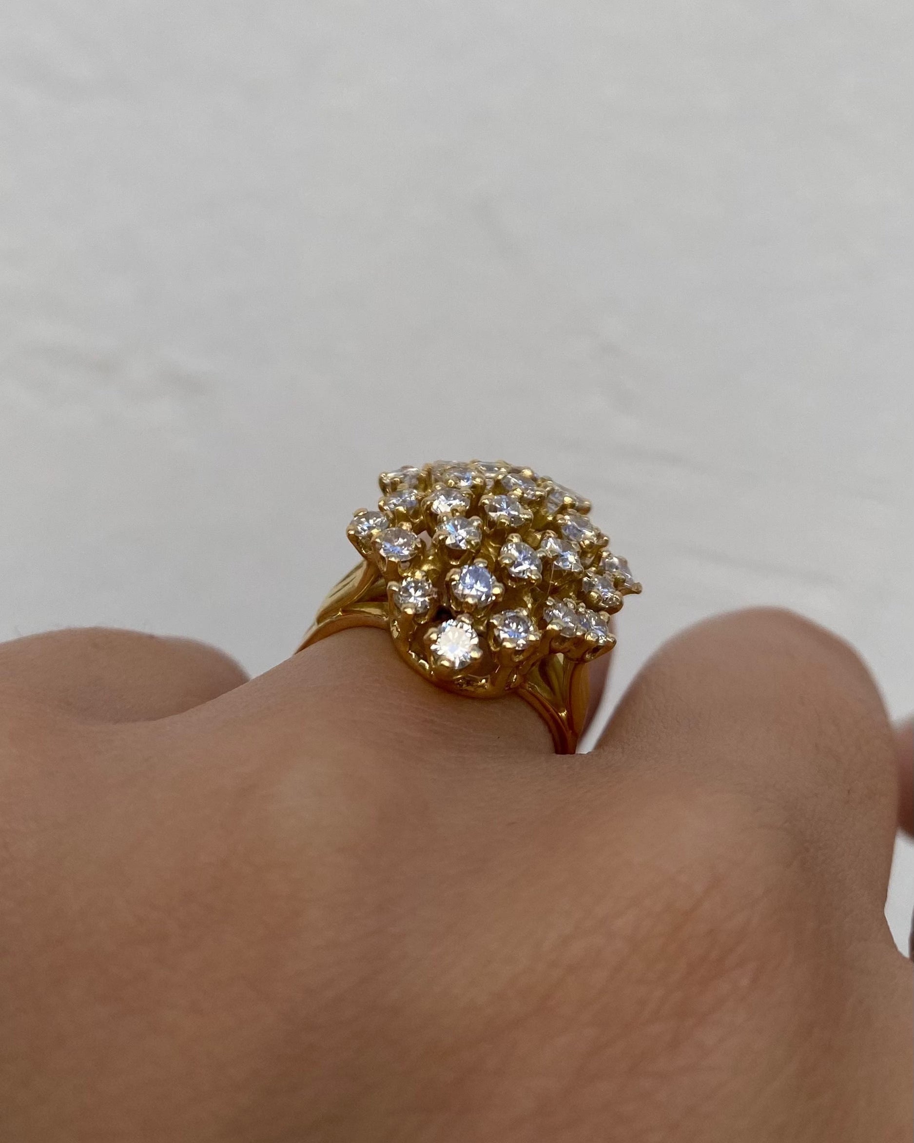 Anillo Marquesa Diamantes 1.35 quilates "Karen"
