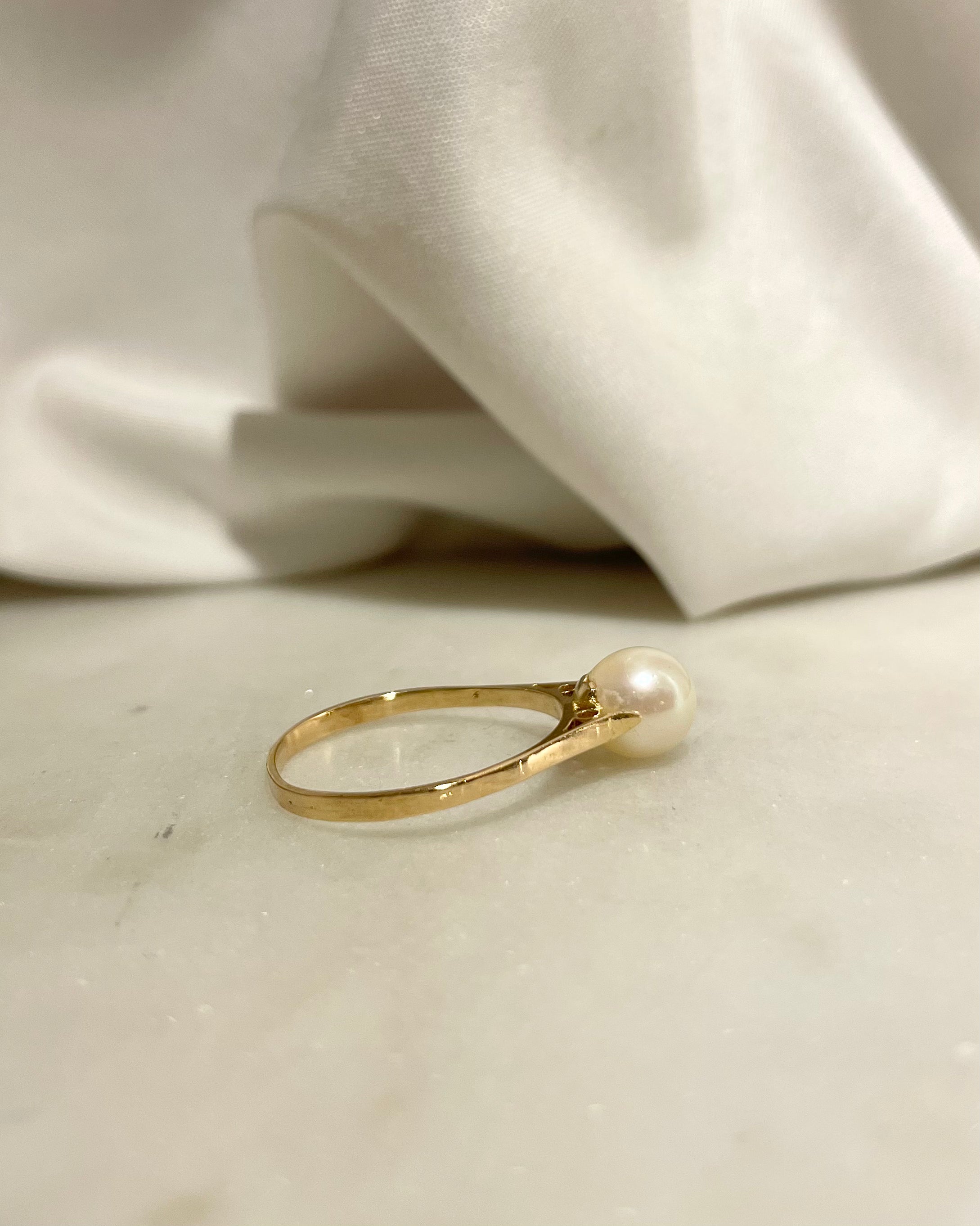 Bague Vintage Perle "Livia"