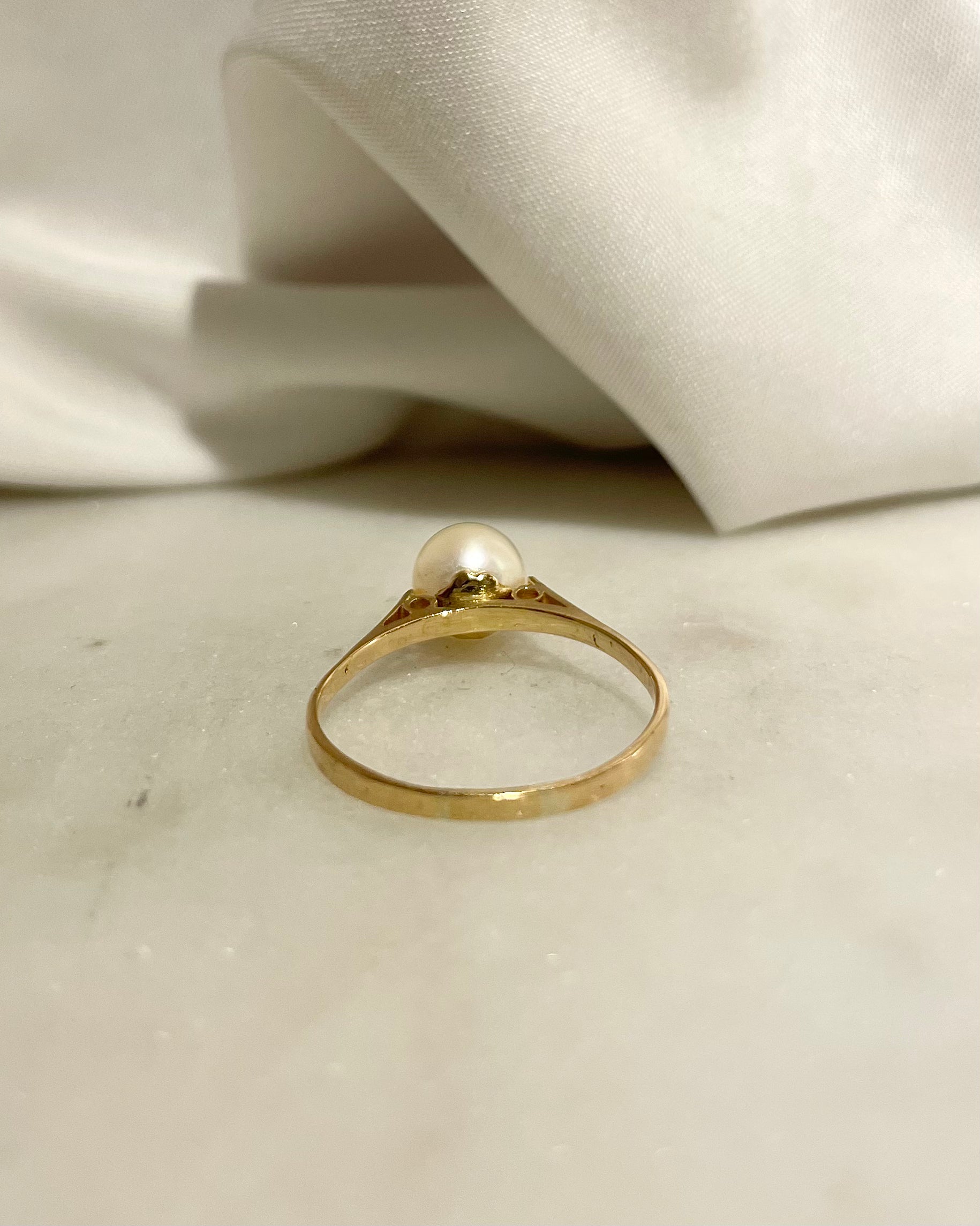 Bague Vintage Perle "Livia"