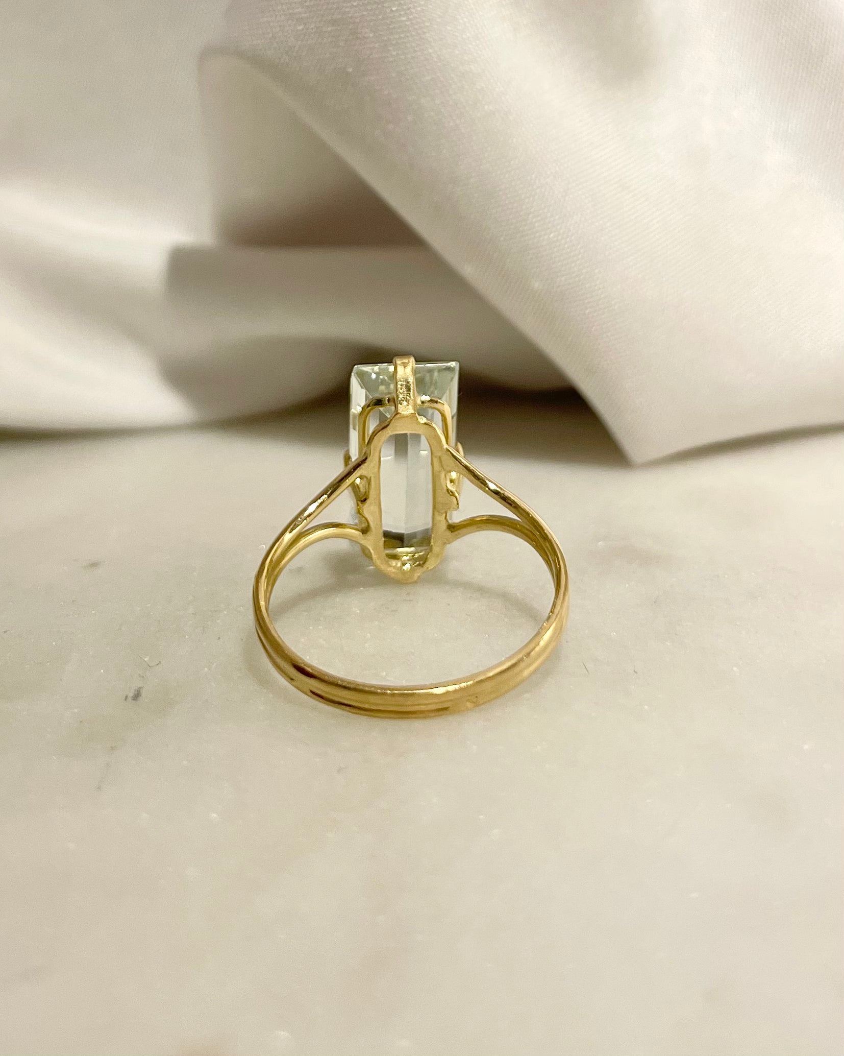 Bague Cocktail Aigue-Marine 3.80 Carats "Serafine"