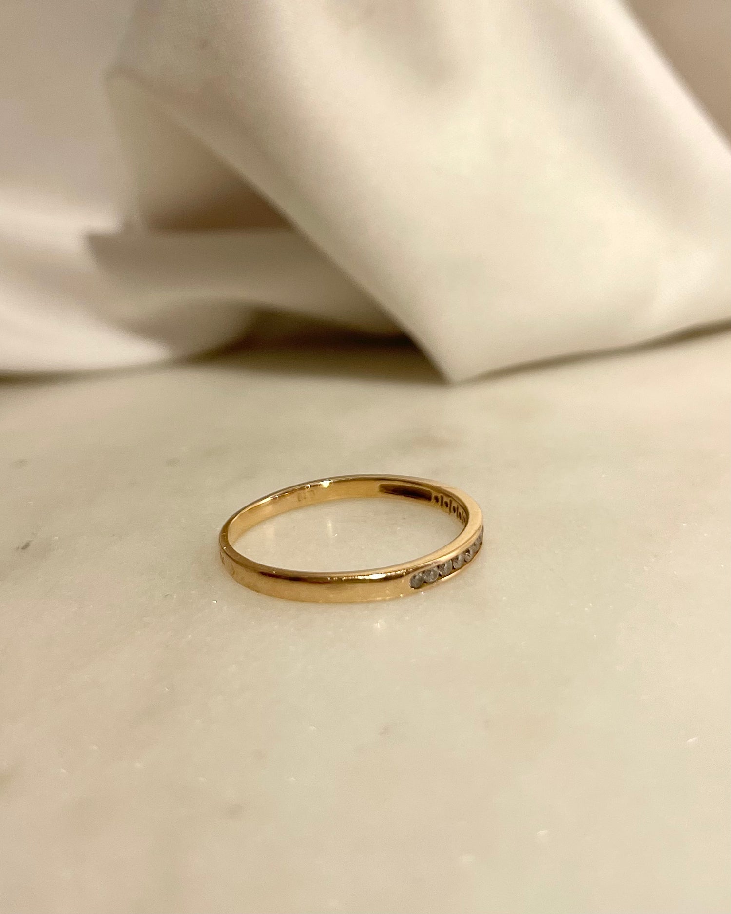 Demi Alliance Diamants 0.10 carat "Ludovica”