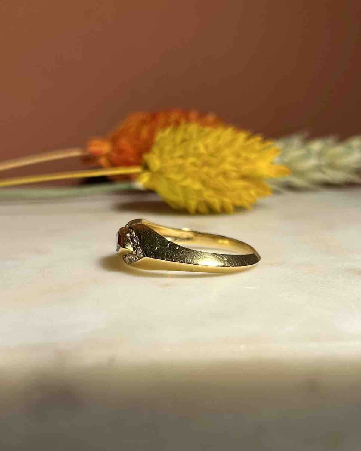 Bague Tourmaline & diamants "Sylia"