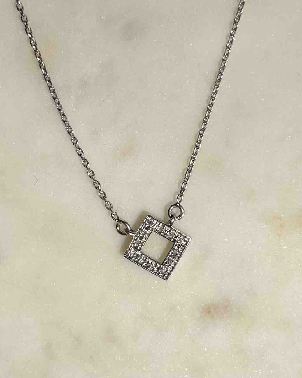 Vintage diamond necklace "Léolia"