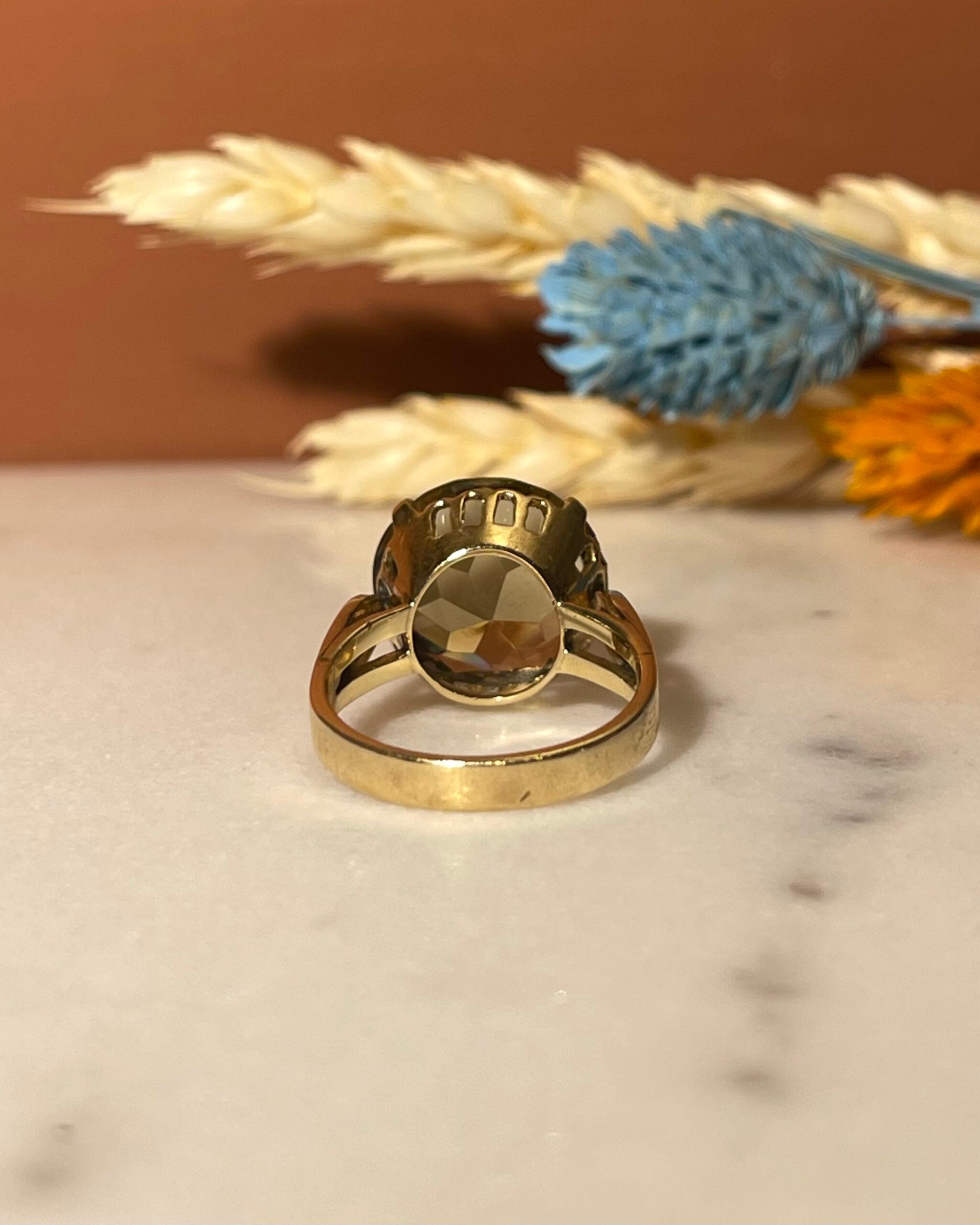 Anillo de cóctel de citrino de 8,60 quilates «Zita»