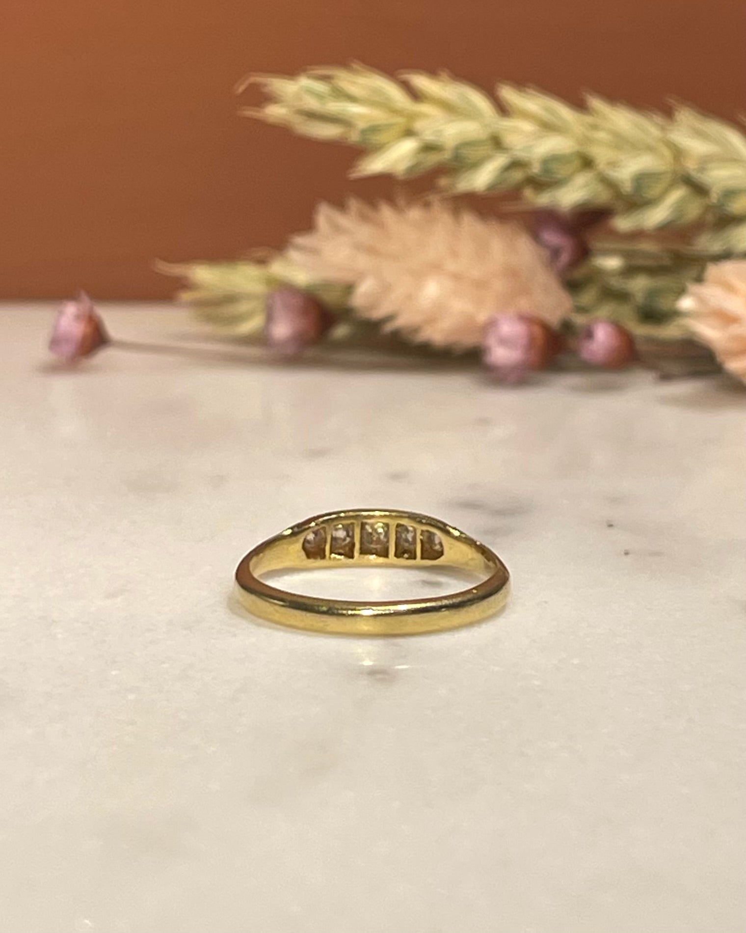 Bague Vintage Rivière de Diamants "Haneïa"