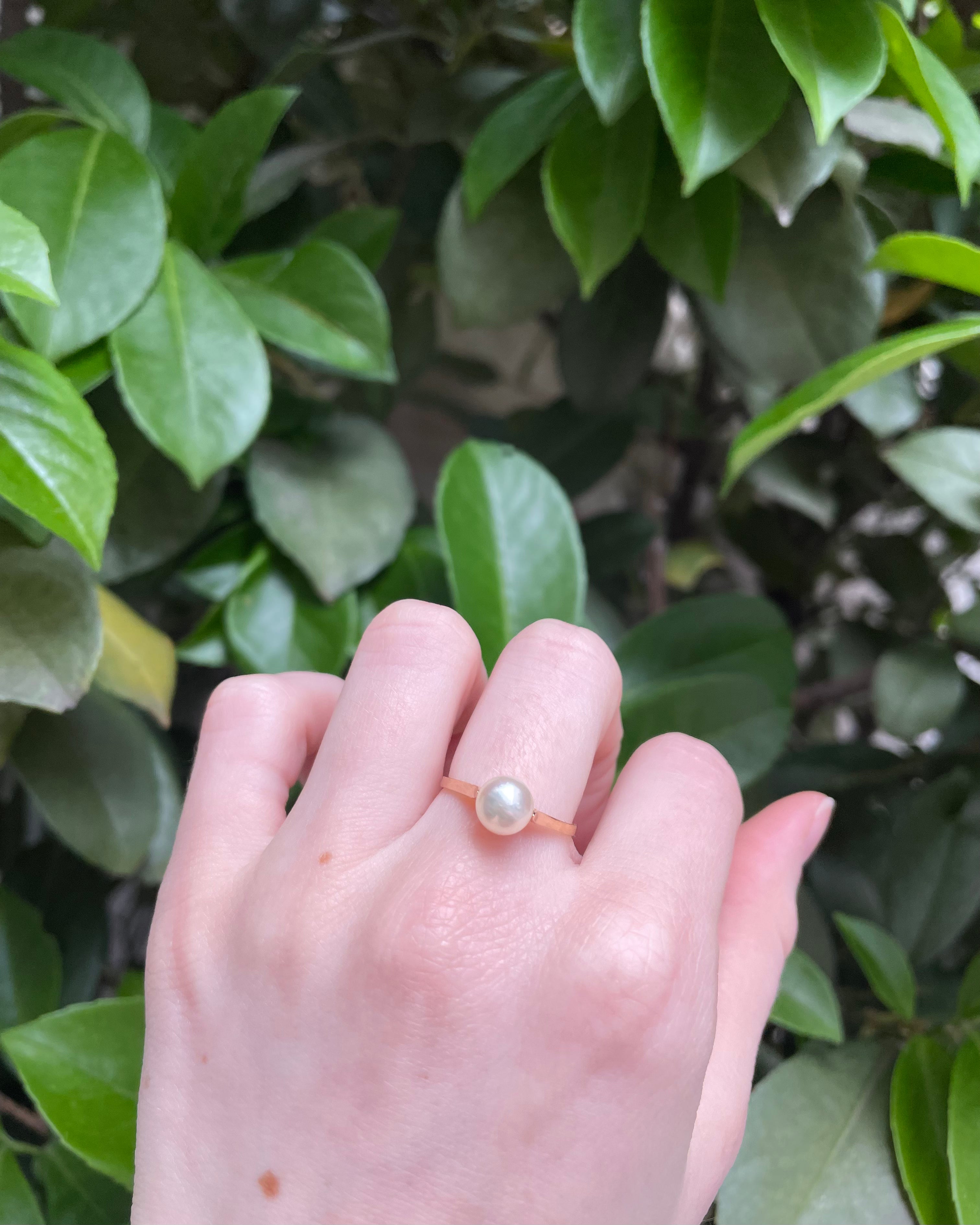 Bague Vintage Perle "Livia"