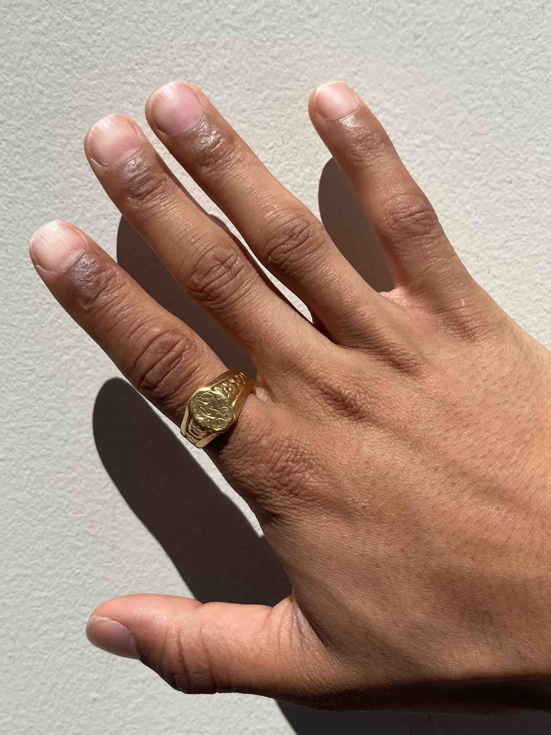 "Andie" signet ring