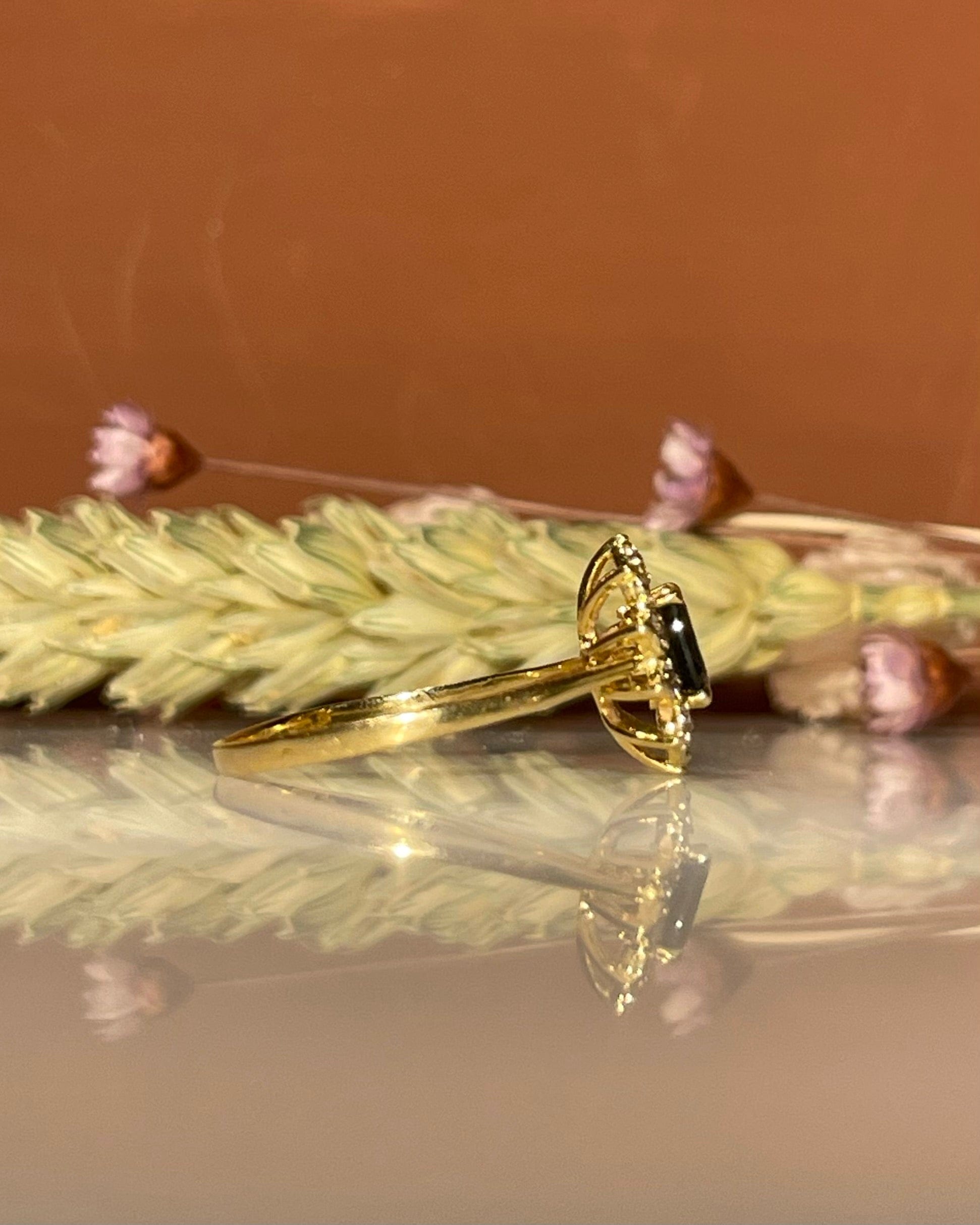 Bague Marguerite Saphir & Diamants "Christiane" - Elliade Paris