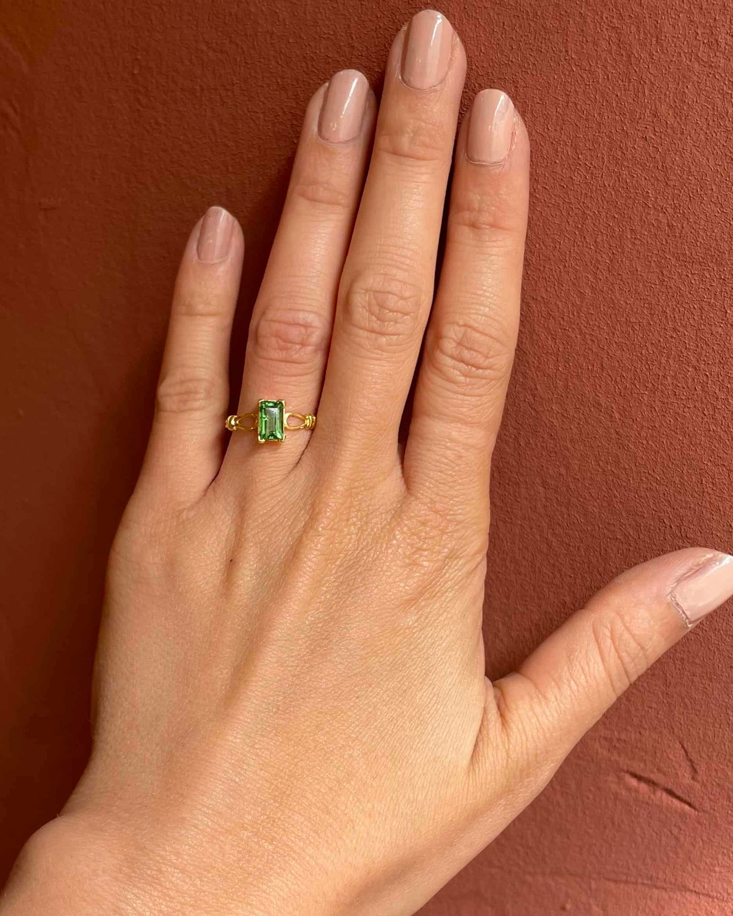 Bague Solitaire Grenat Tsavorite 0.70 Carat "Néva"