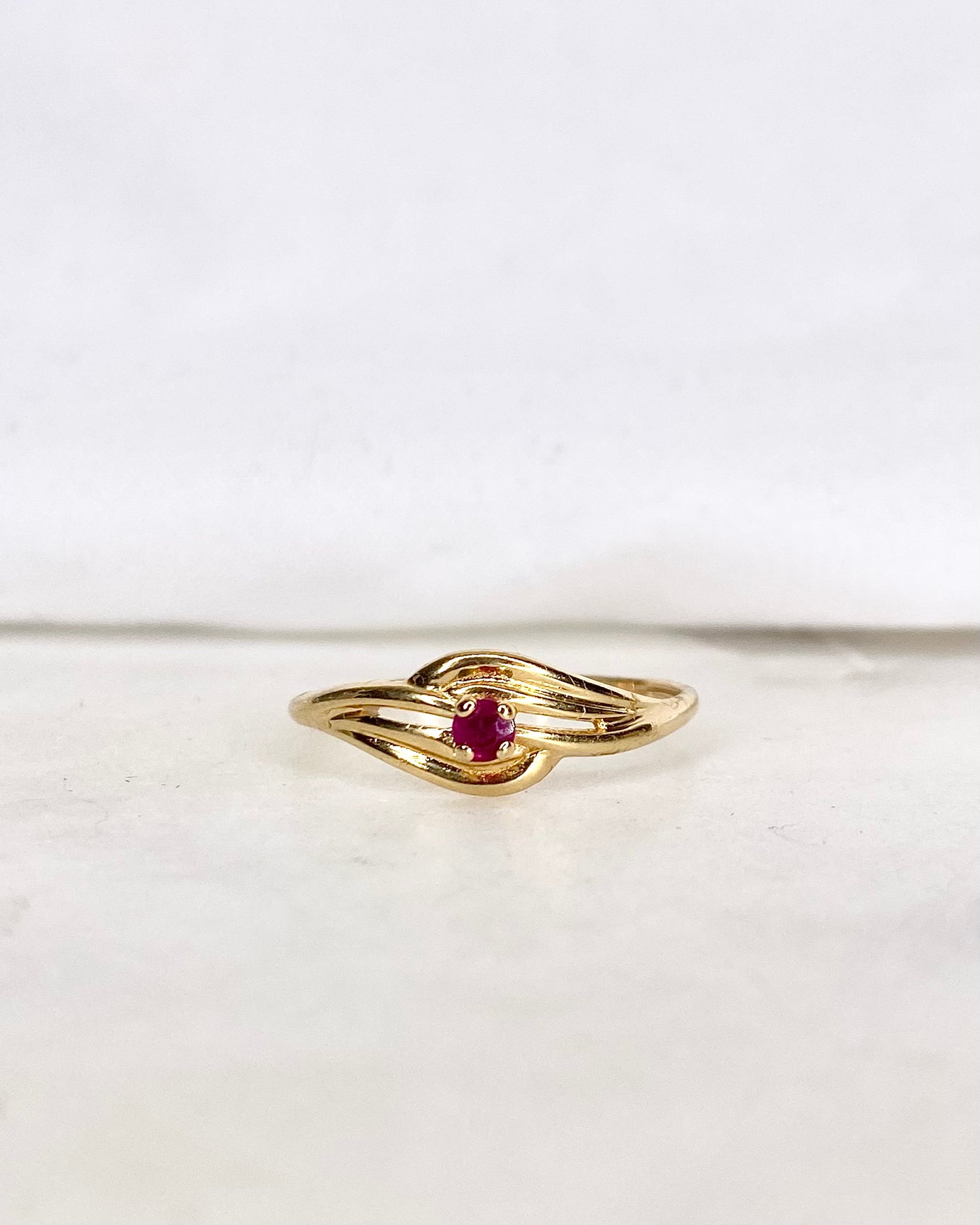 Bague Solitaire Rubis "Theresa"