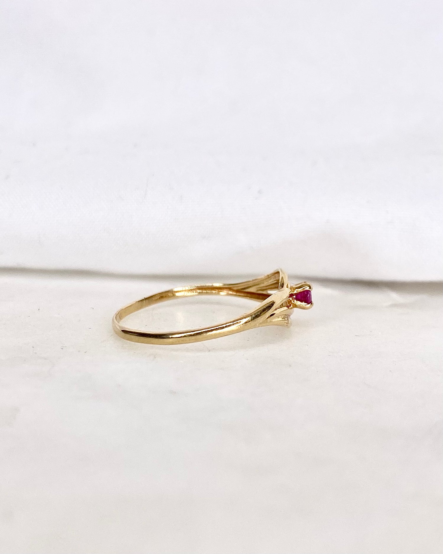 Bague Solitaire Rubis "Theresa"