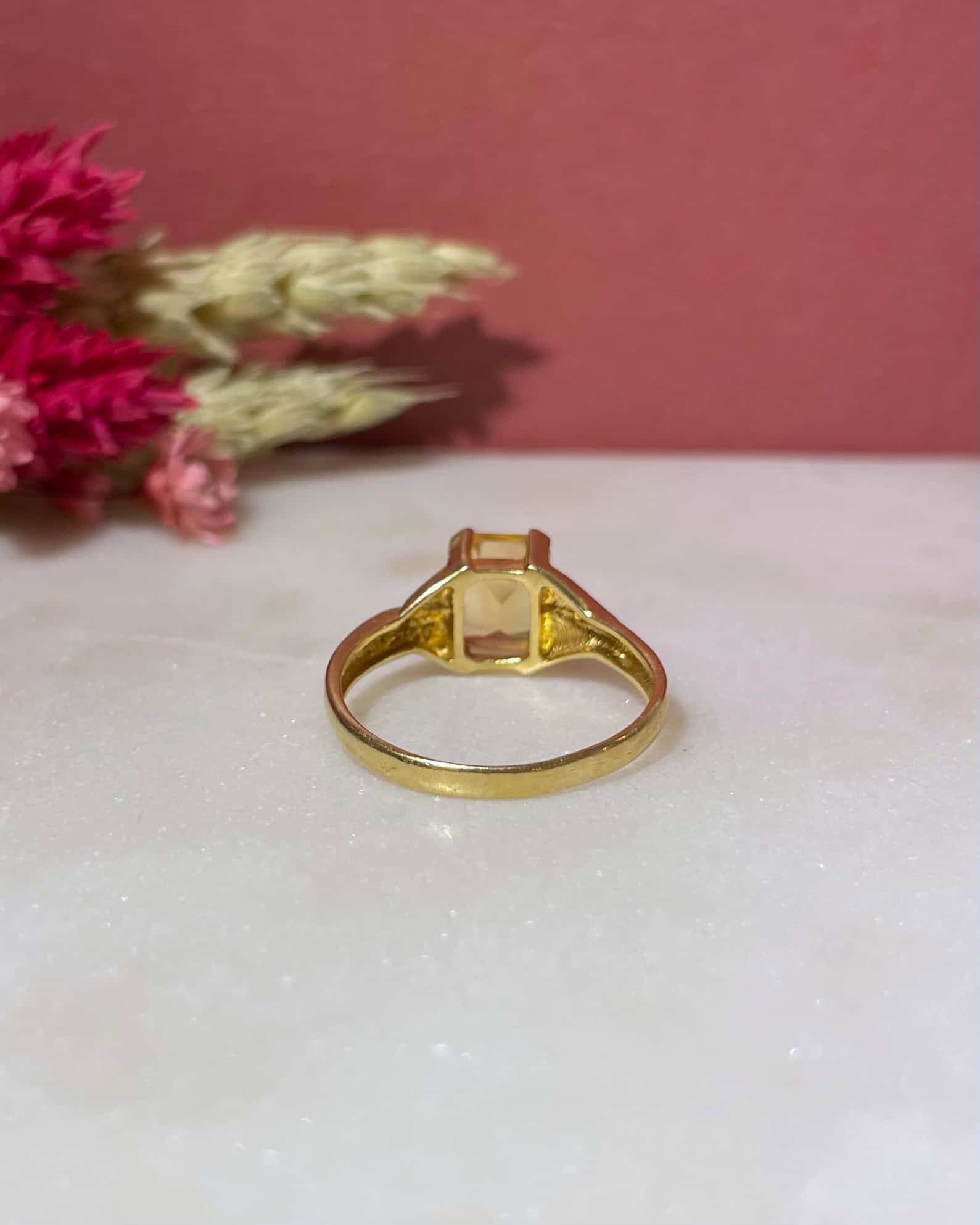 Bague Tourbillon Citrine 1.35 carat "Lenore" - Elliade Paris