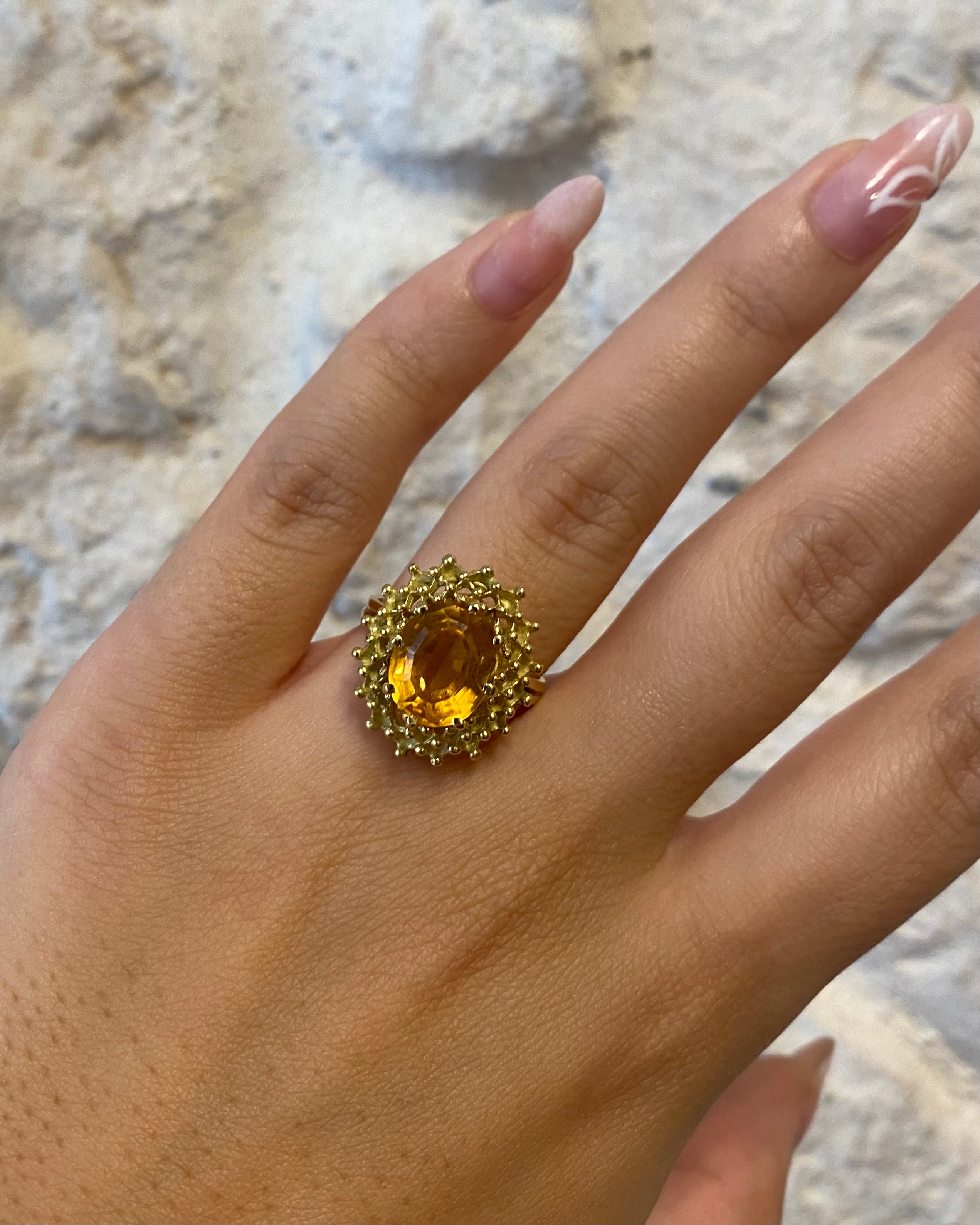 Bague Cocktail Citrine 3.80 carats "Dorra"