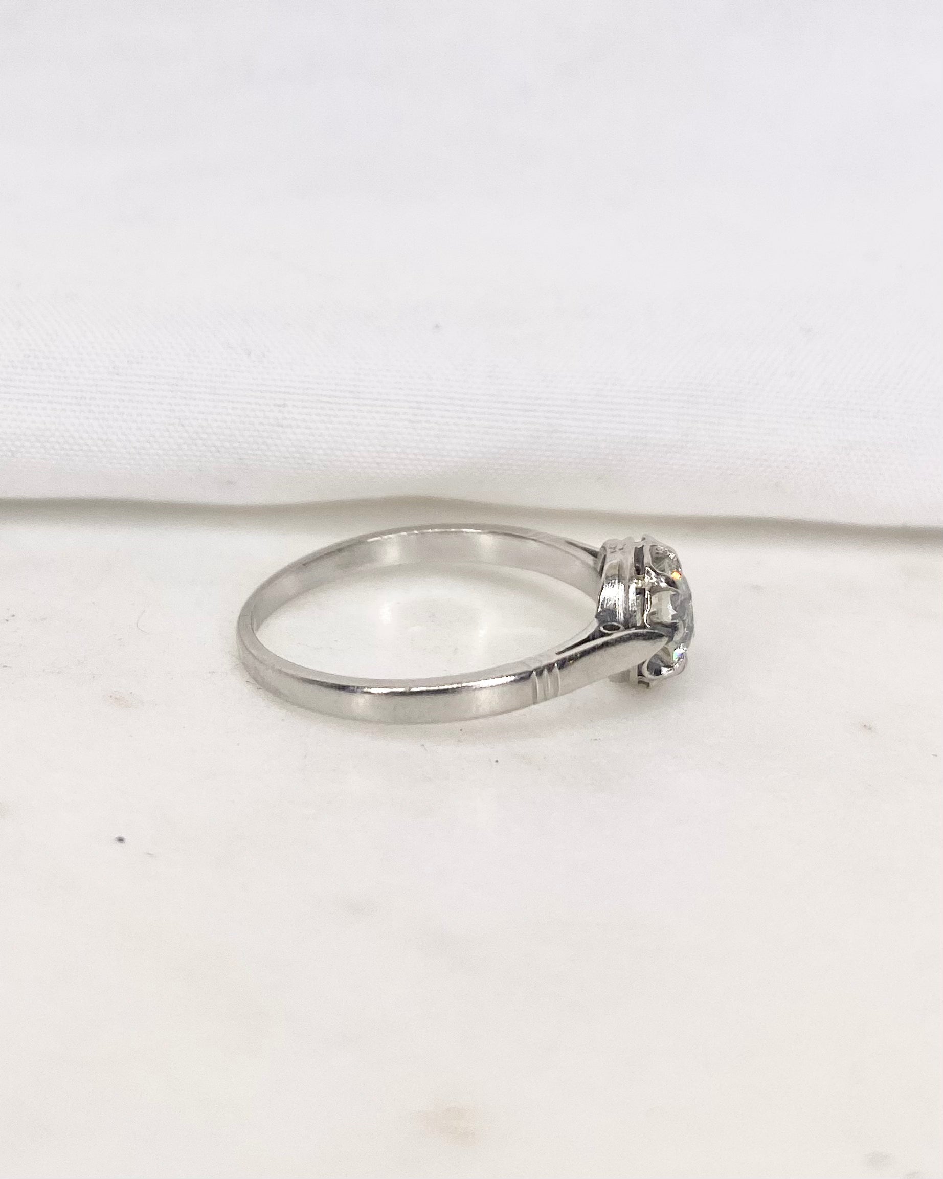 Bague Solitaire Diamant 0.50 carat "Olea"