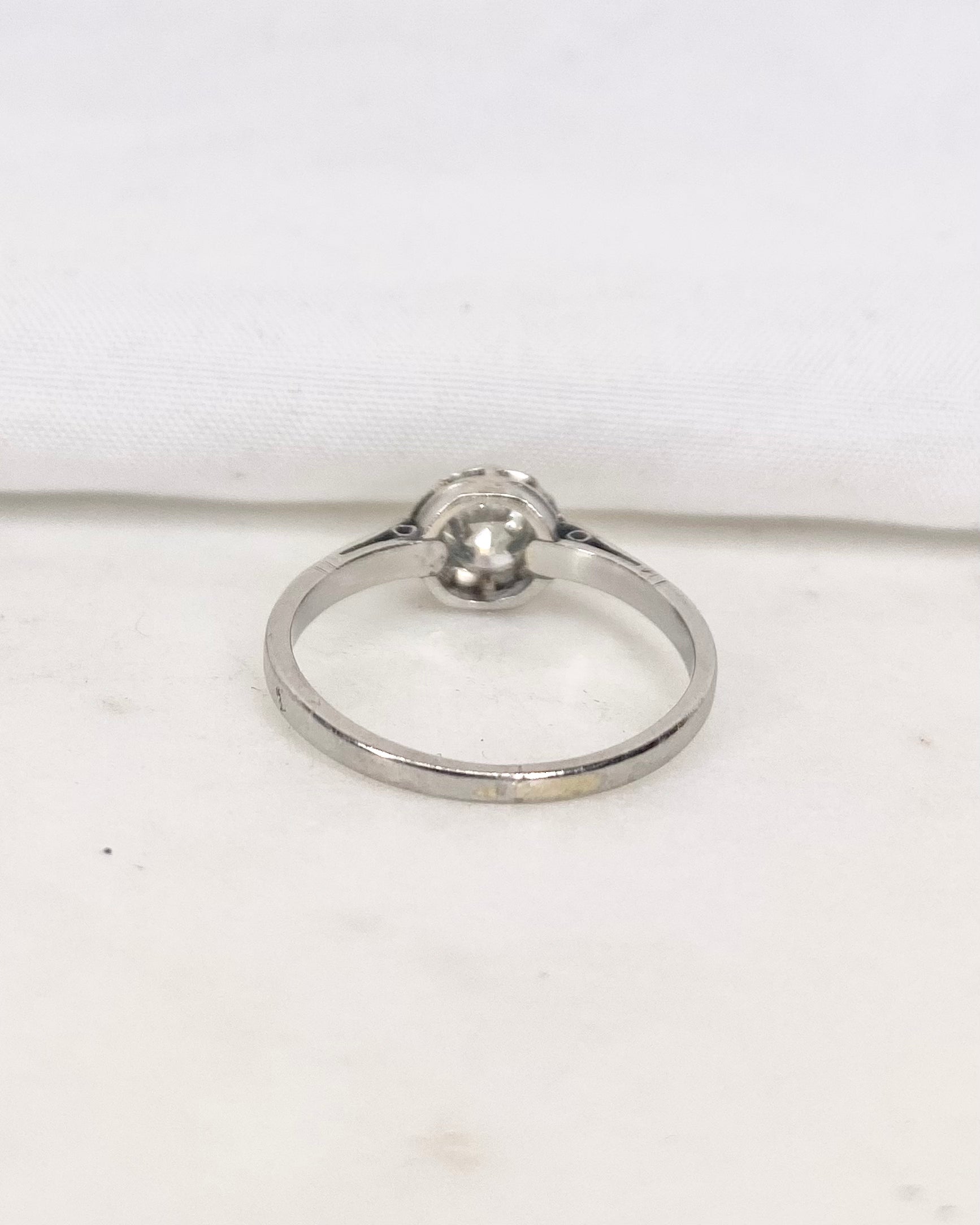 Bague Solitaire Diamant 0.50 carat "Olea"