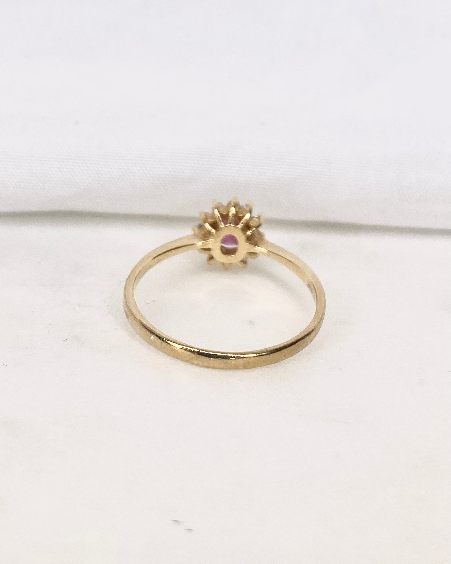 Bague Marguerite Rubis & Diamants "Pim"