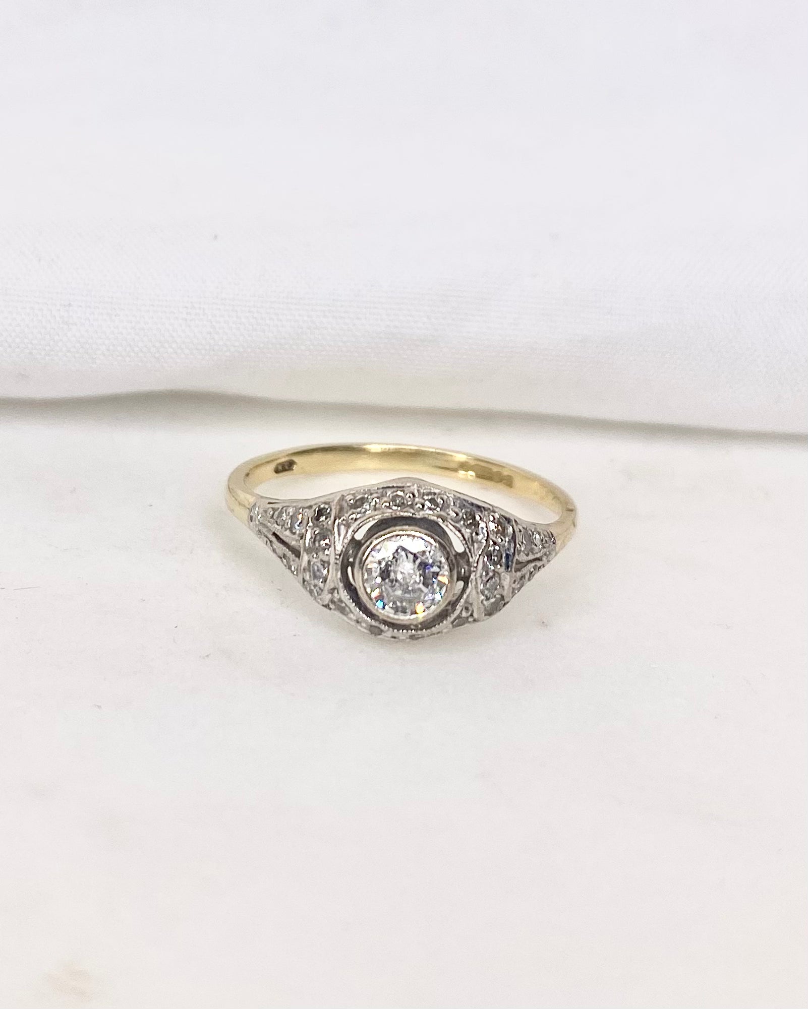 Bague Art-Déco 25 Diamants "Naomi"