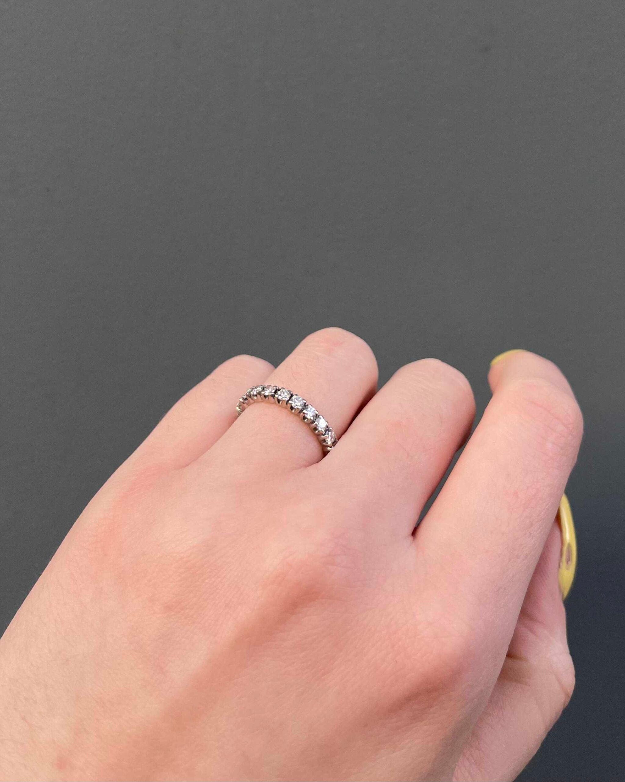 Alianza americana de 22 diamantes de 1,54 quilates "Léonie"