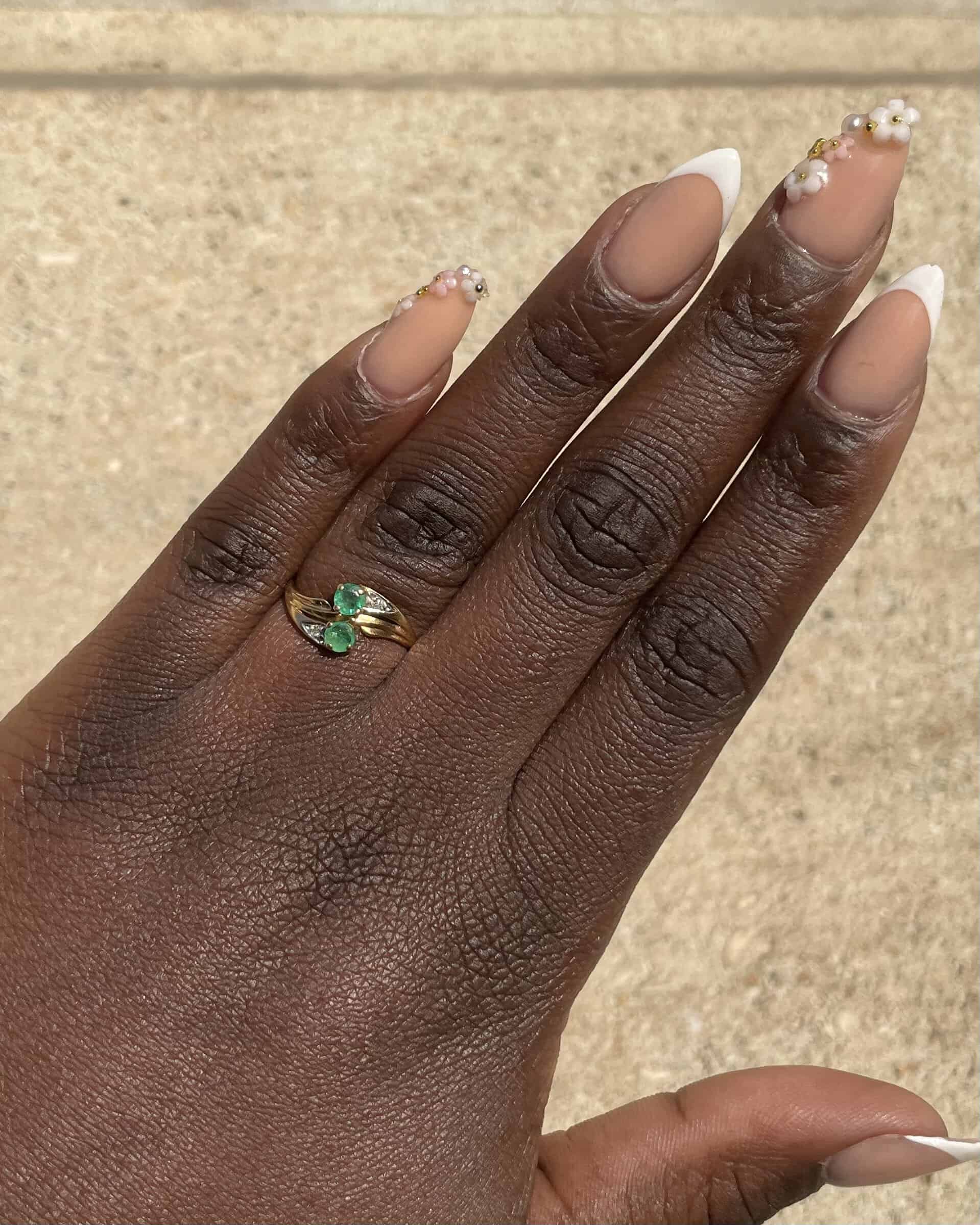 Bague Toi & Moi Emeraudes et Diamants "Tyla"